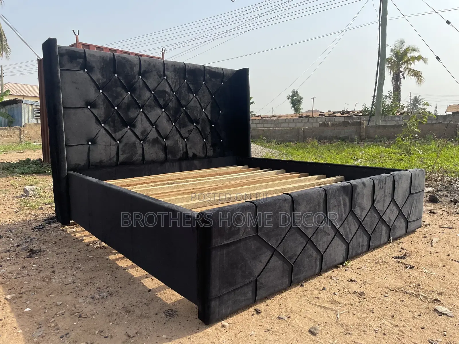 Latex Foam Queen Size Bed Frame