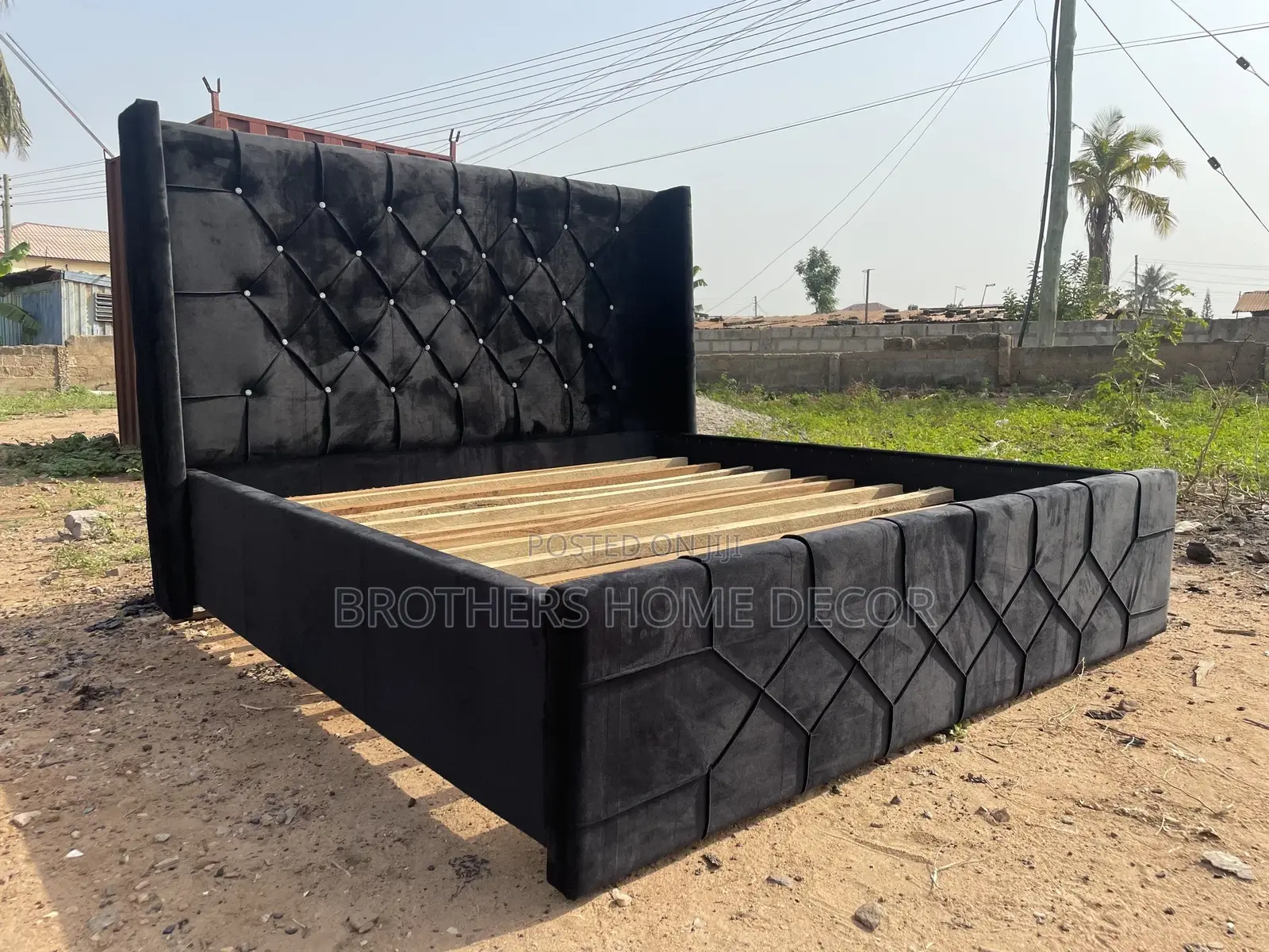 Latex Foam Queen Size Bed Frame