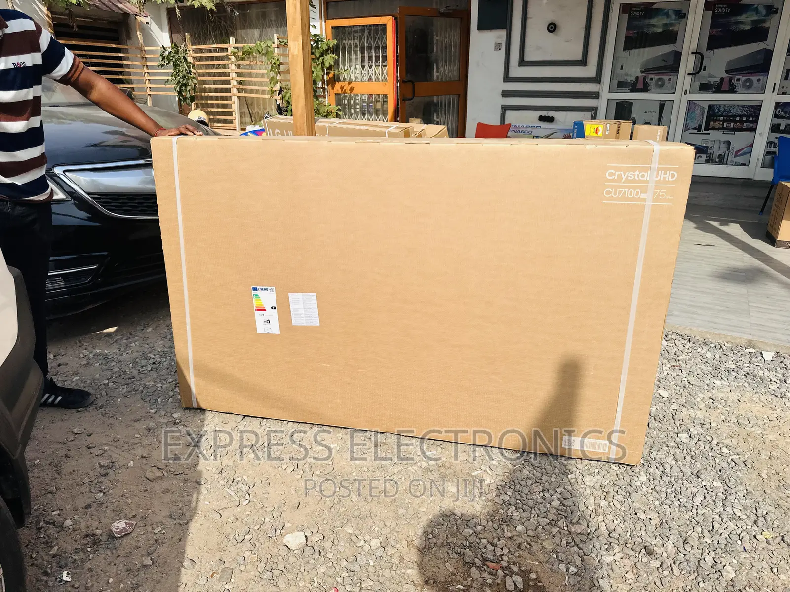 75CU7172 UHD Smart Samsung Glossy Slim Sleek Tv 