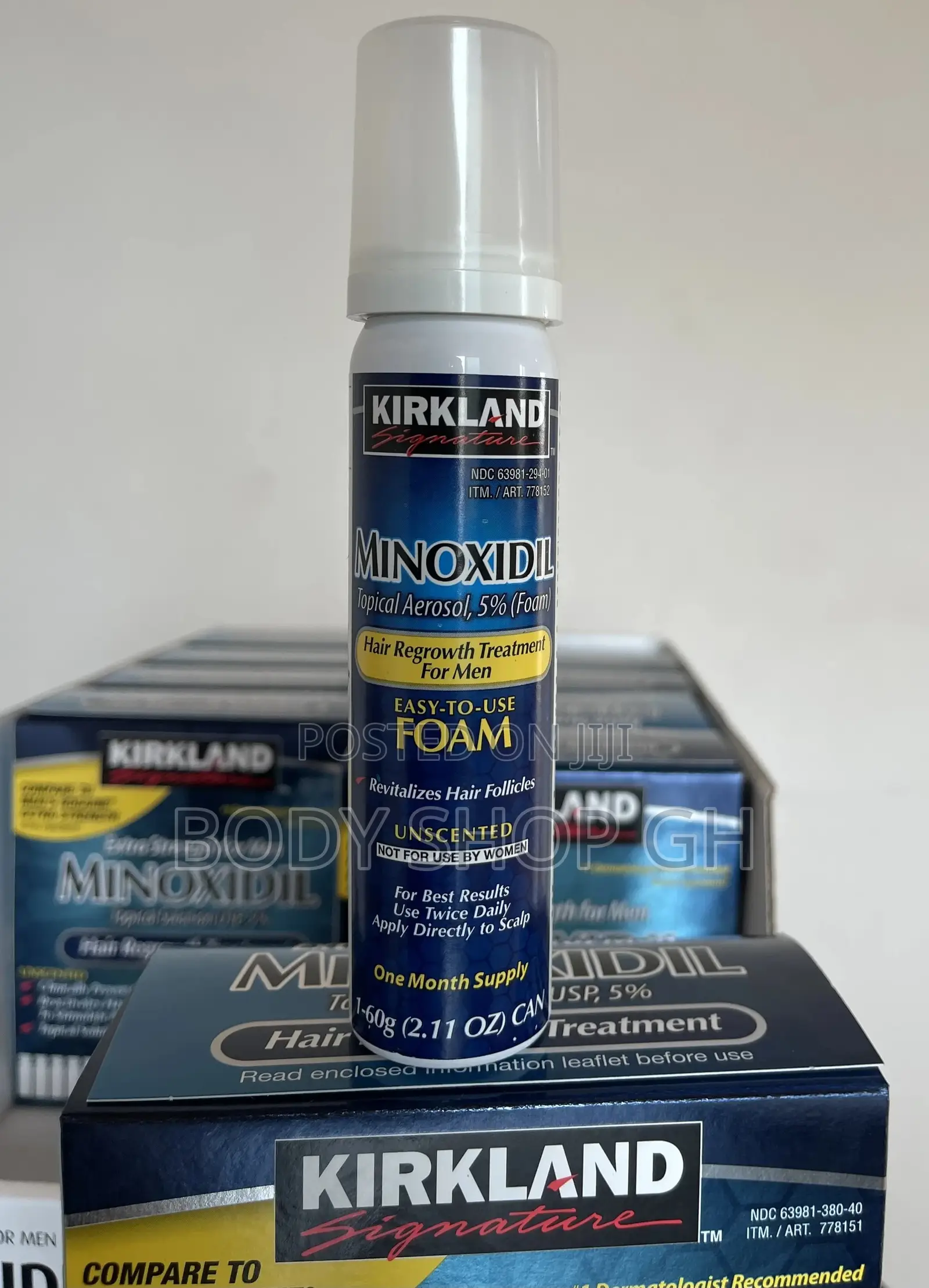 Extra Strength Kirkland Minoxidil Foam - Works Faster