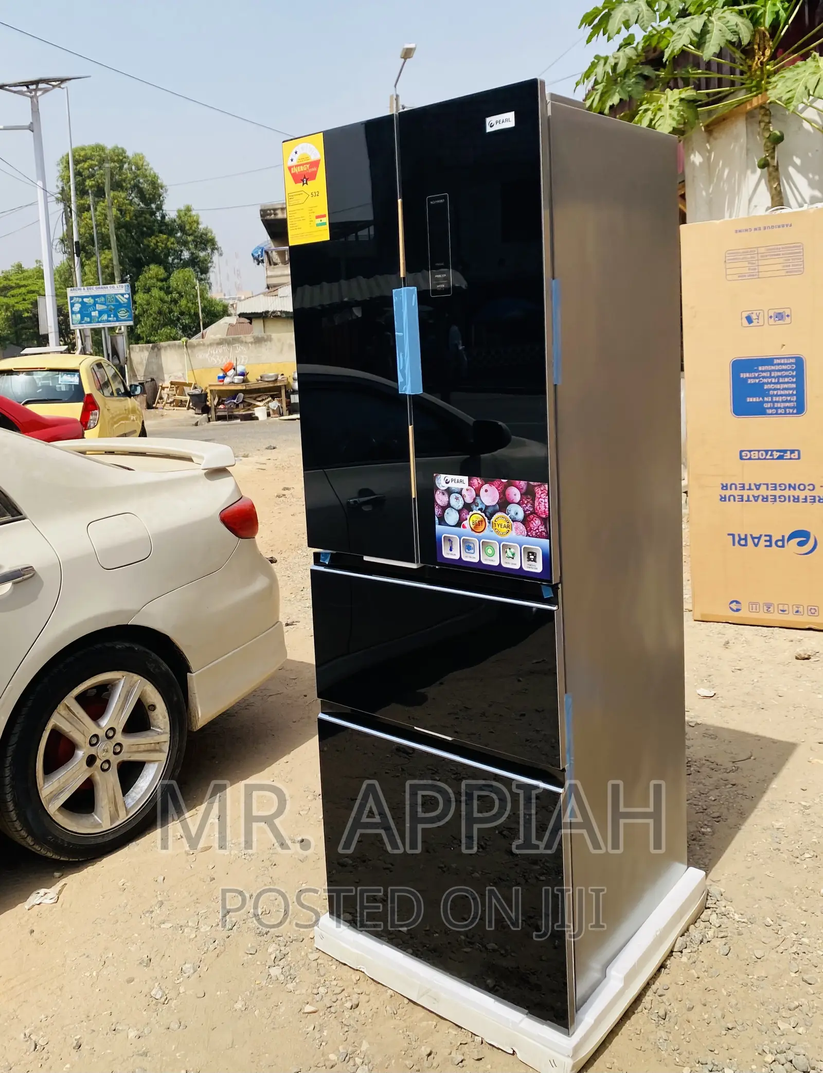 Original Pearl Pf470bg 4 Door French-Door Electric Fridge.