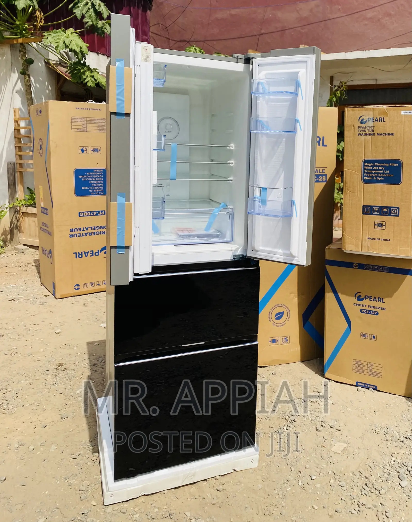 Authentic Pearl(Pf470bg)4 Door French-Door Electric Fridge.