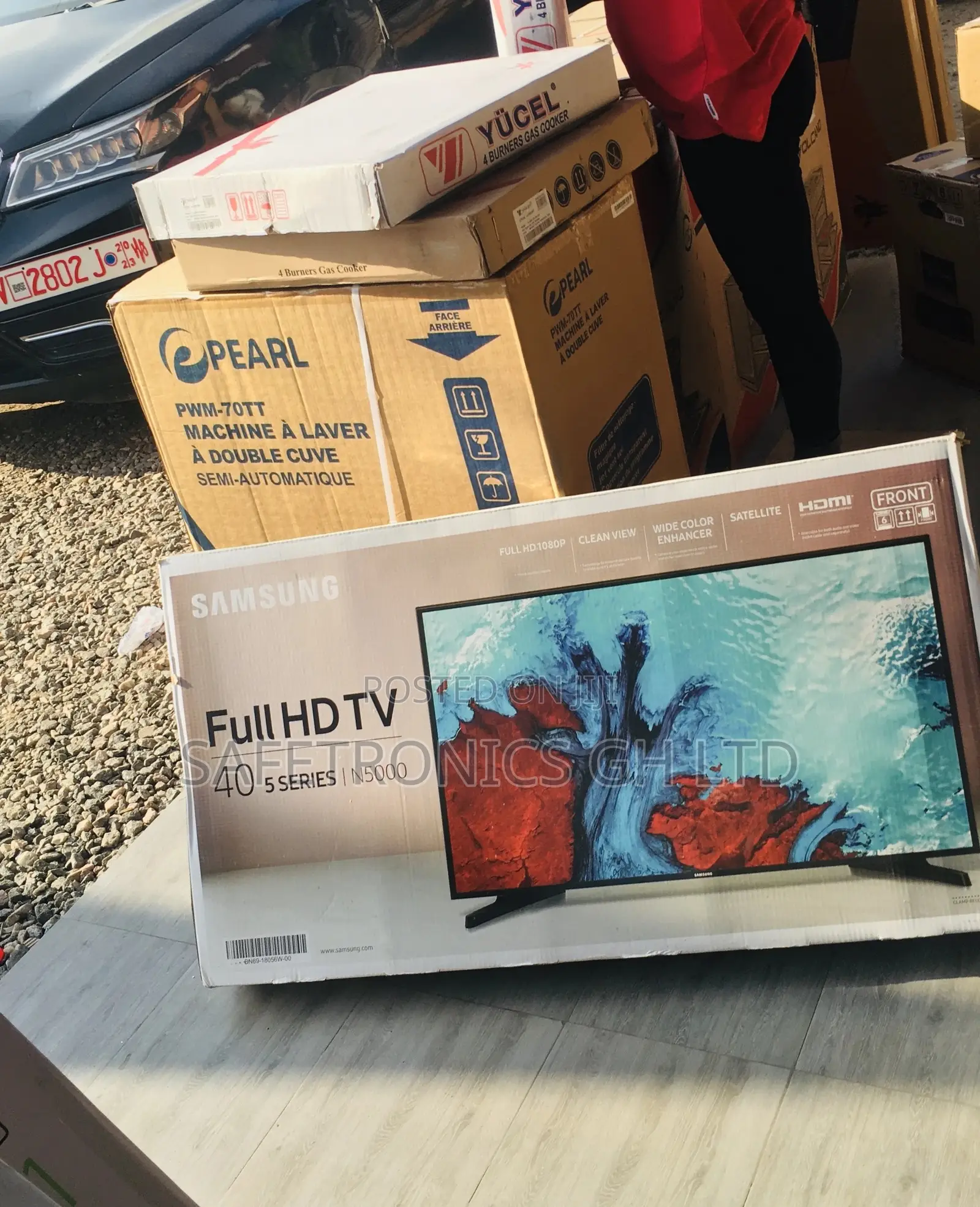 N5000 Electric Samsung Glossy 40 Inches LED Black Tv Digital