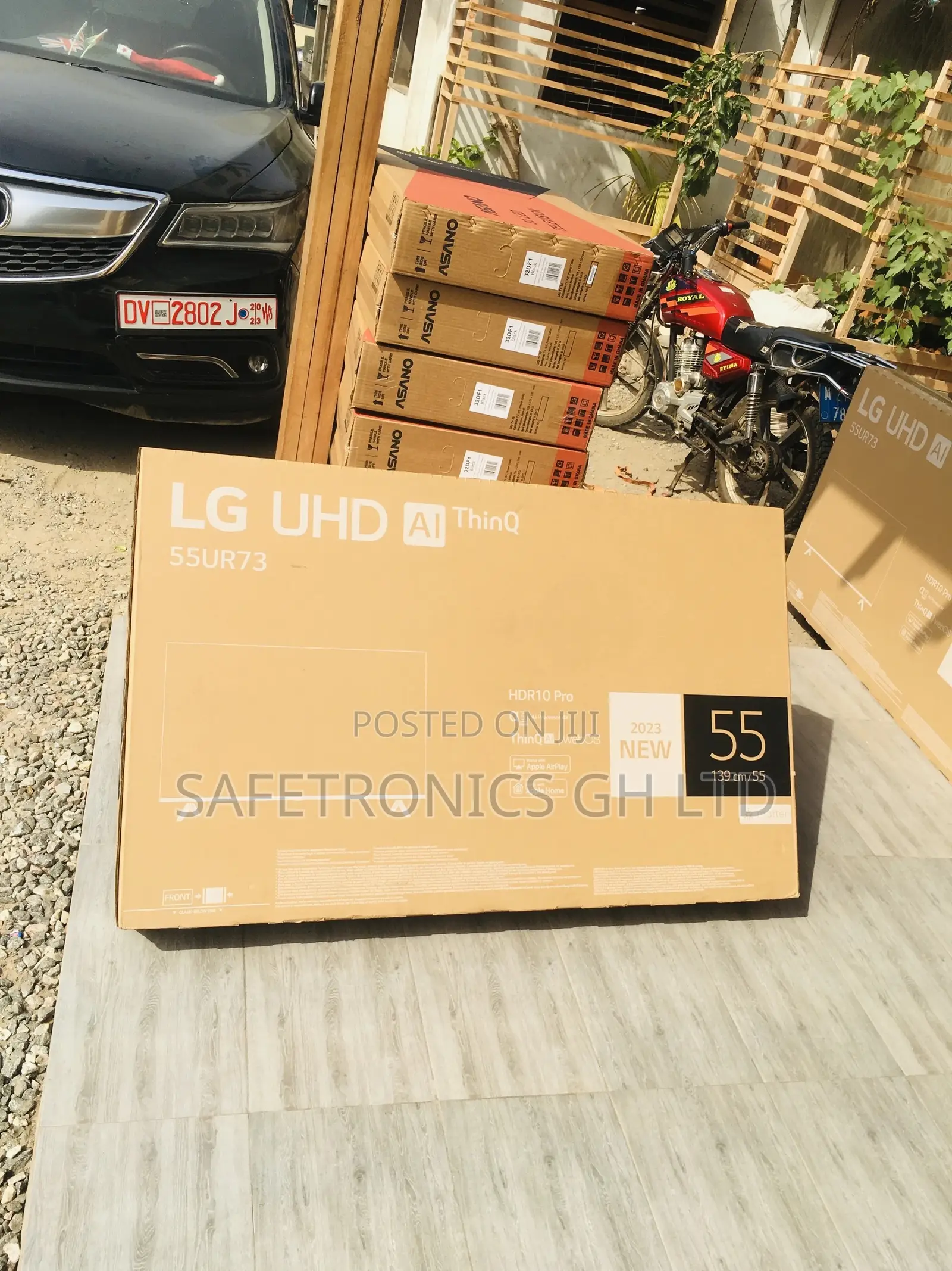 Electric 55 Inches Lg Uhd Smart Ur73 Glossy Led Tv