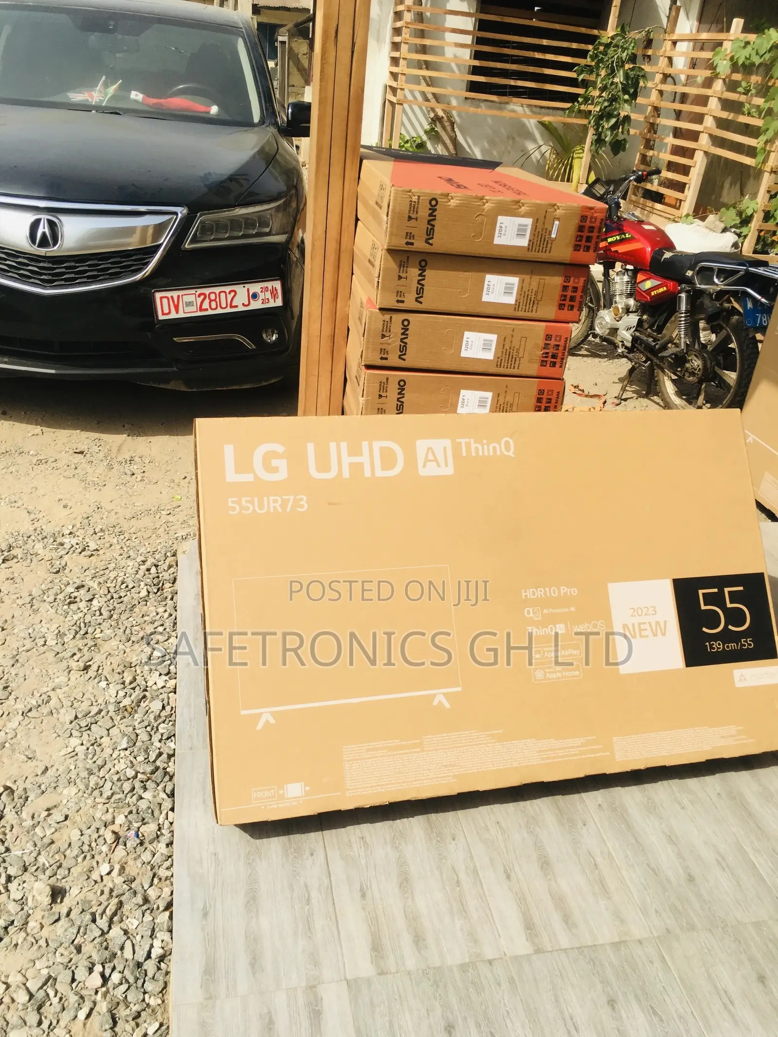 Electric 55 Inches Lg Uhd Smart Ur73 Glossy Led Tv