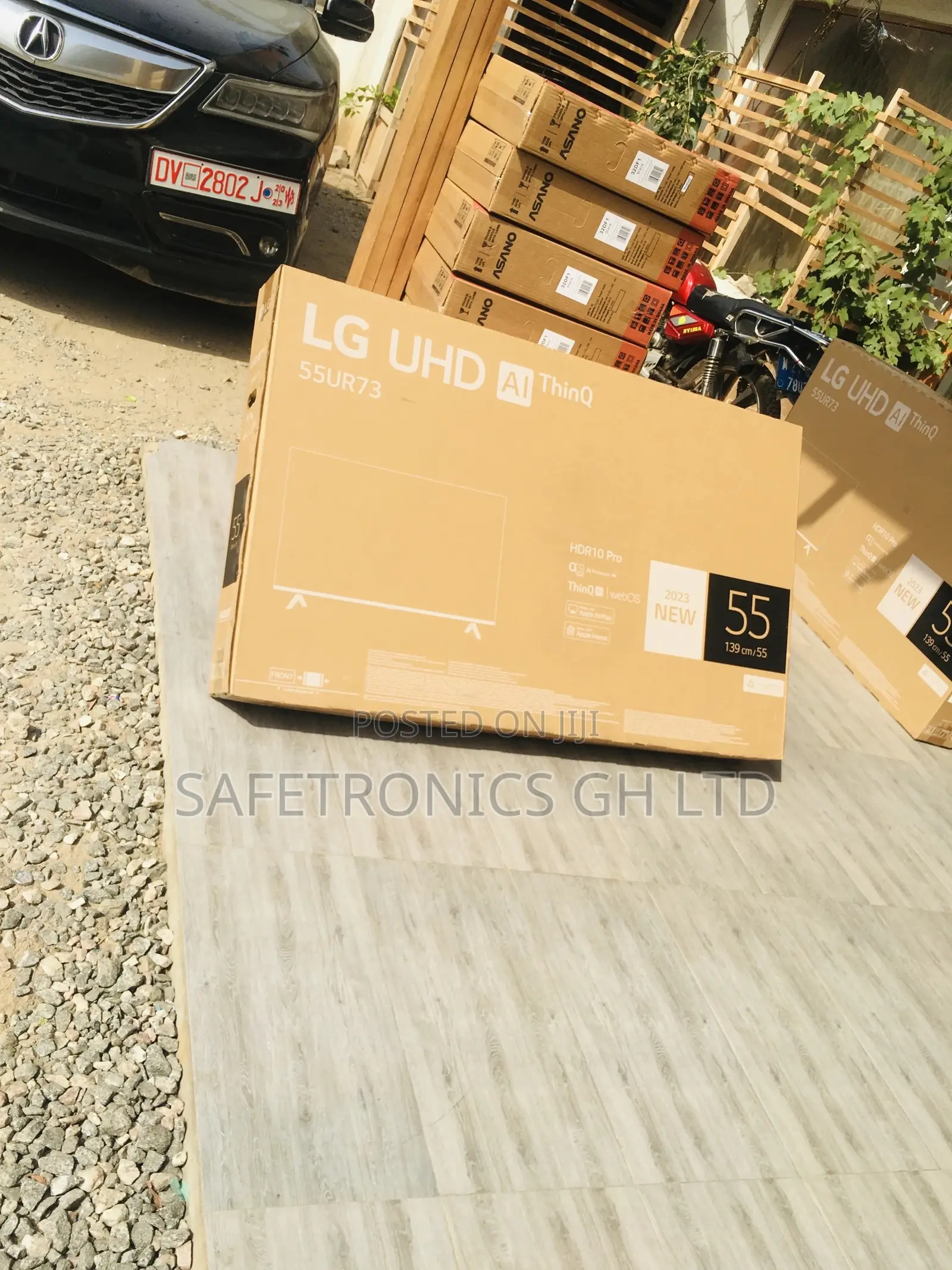 55 Inches Glossy Led Black Lg Ur73 Smart Uhd Electric Tv