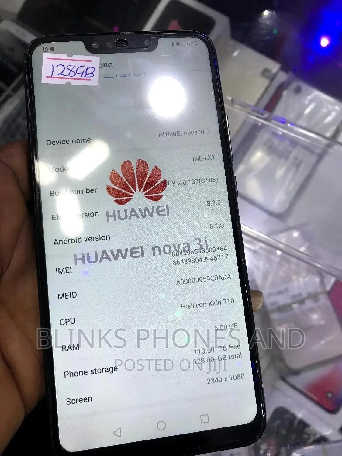 Huawei Nova 3i 128 GB Black