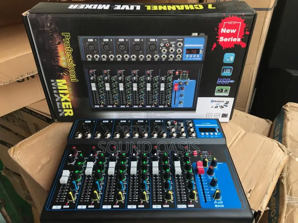 Yamaha USB LED 7 Channel Mixing Console Professional Audio