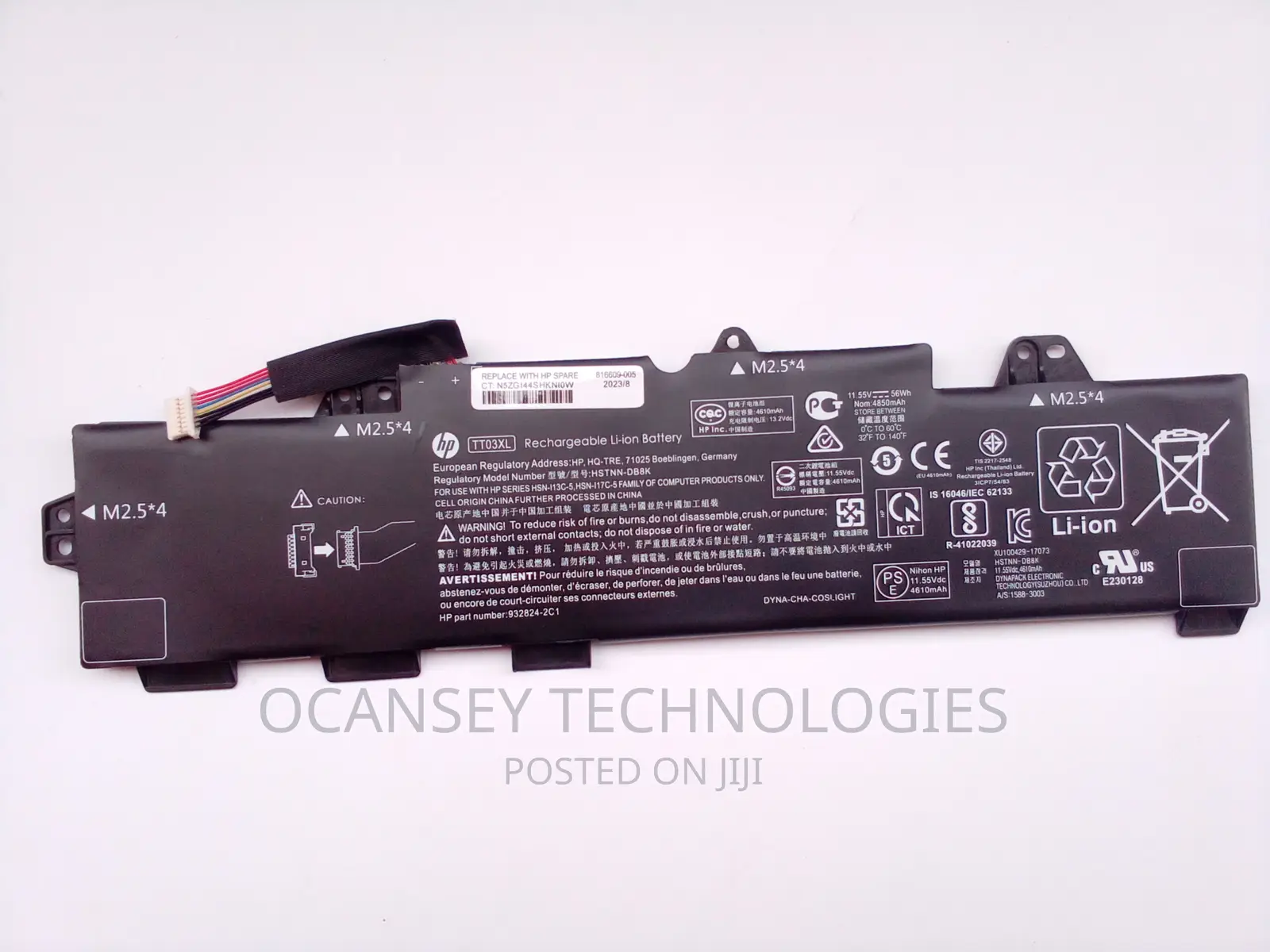Original Hp TT03XL Battery for Elitebook G5 G6 Series