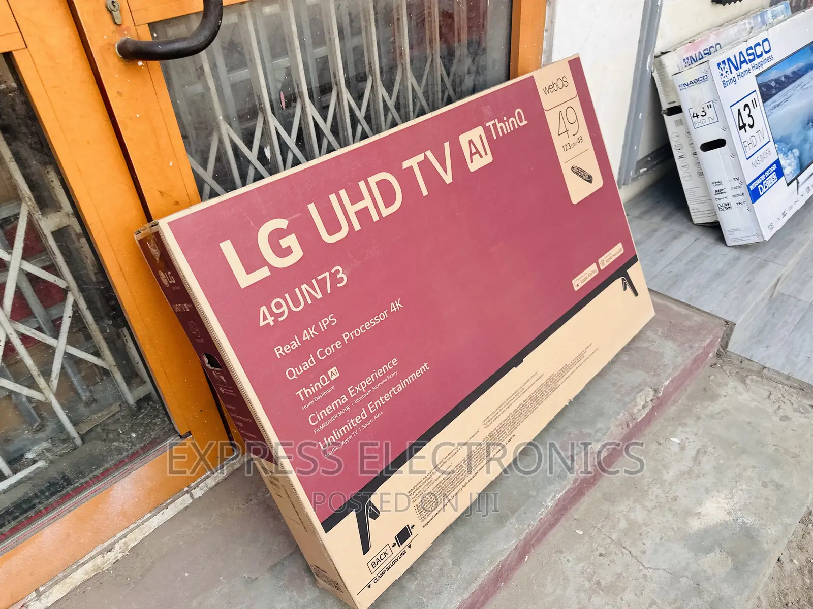 Authentic Sleek Design LG UHD Smart 49”UN7340