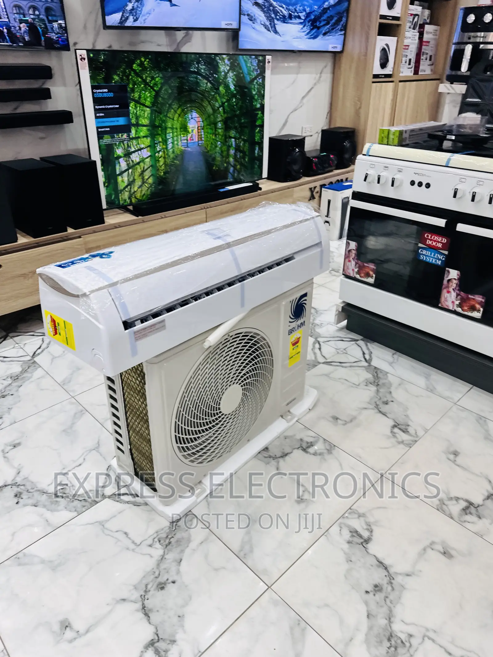 1.5hp Split R410 Gas Bruhm White Fresh Airflow