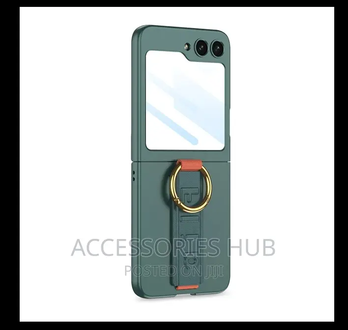 Ring Cases With Screen Protectors for Z Flip 5 and 6