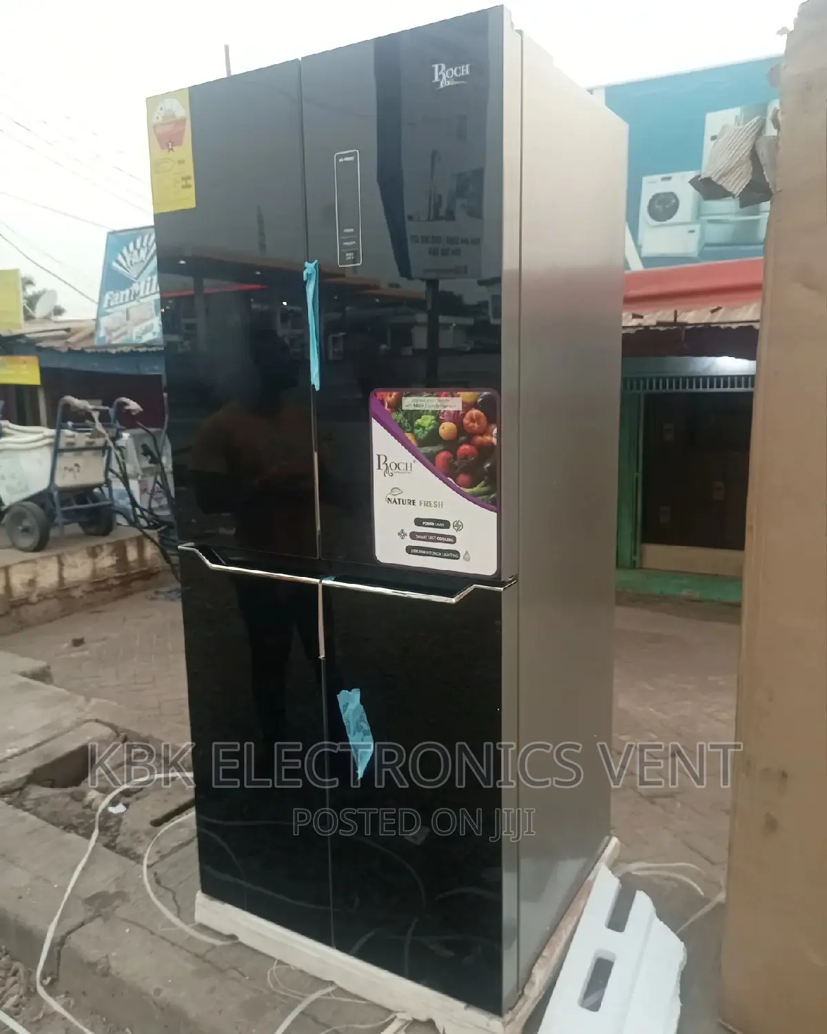 Roch 450ltr 4doors Premium Mirror Refrigerator