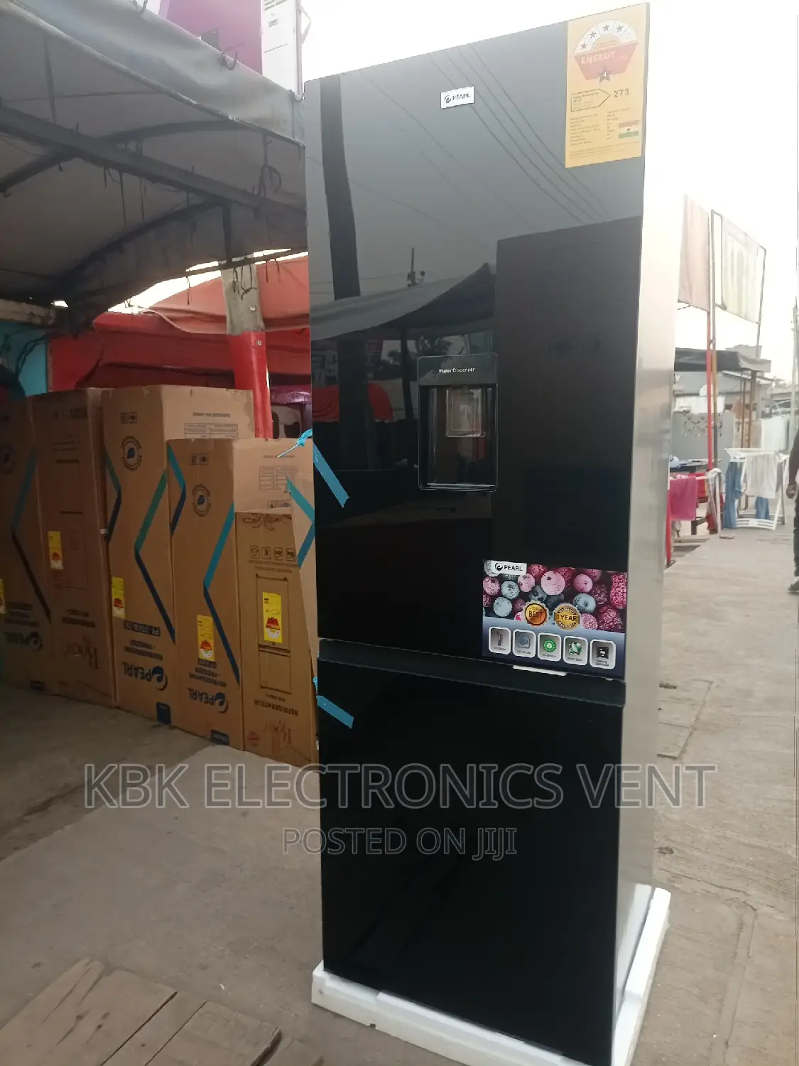 Pearl Pf400b(310ltr) Double Door Fridge Water Dispenser