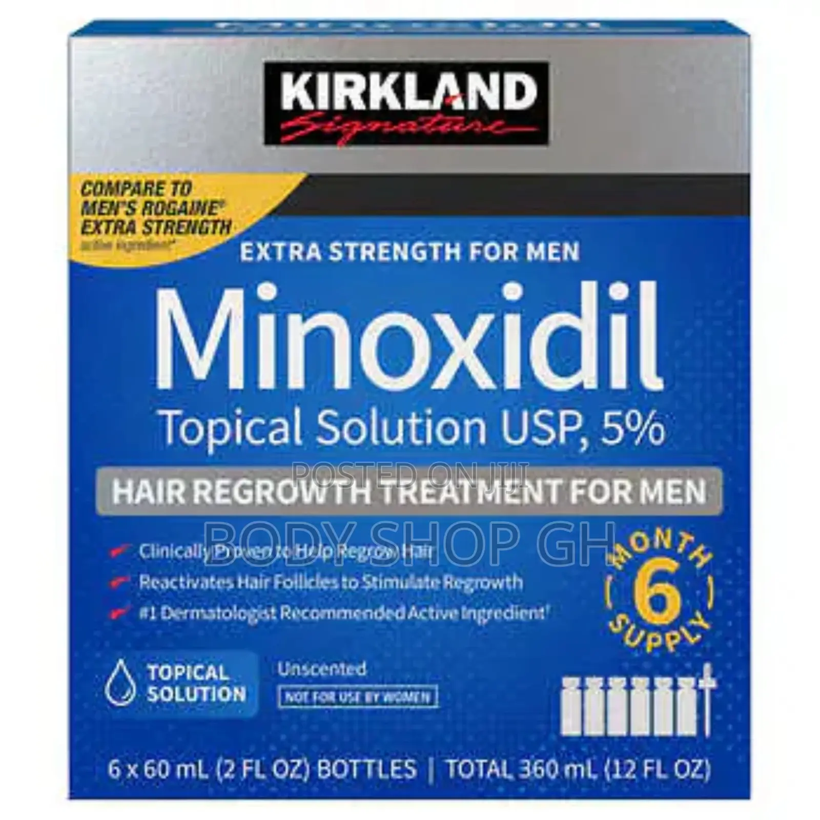 Kirkland Minoxidil Full Pack - Made in USA