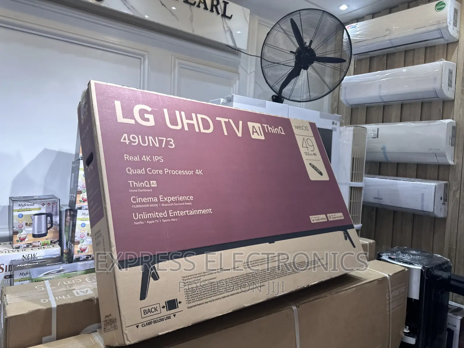 LG 49”UN73 Tv UHD Smart Glossy Screen LED Display