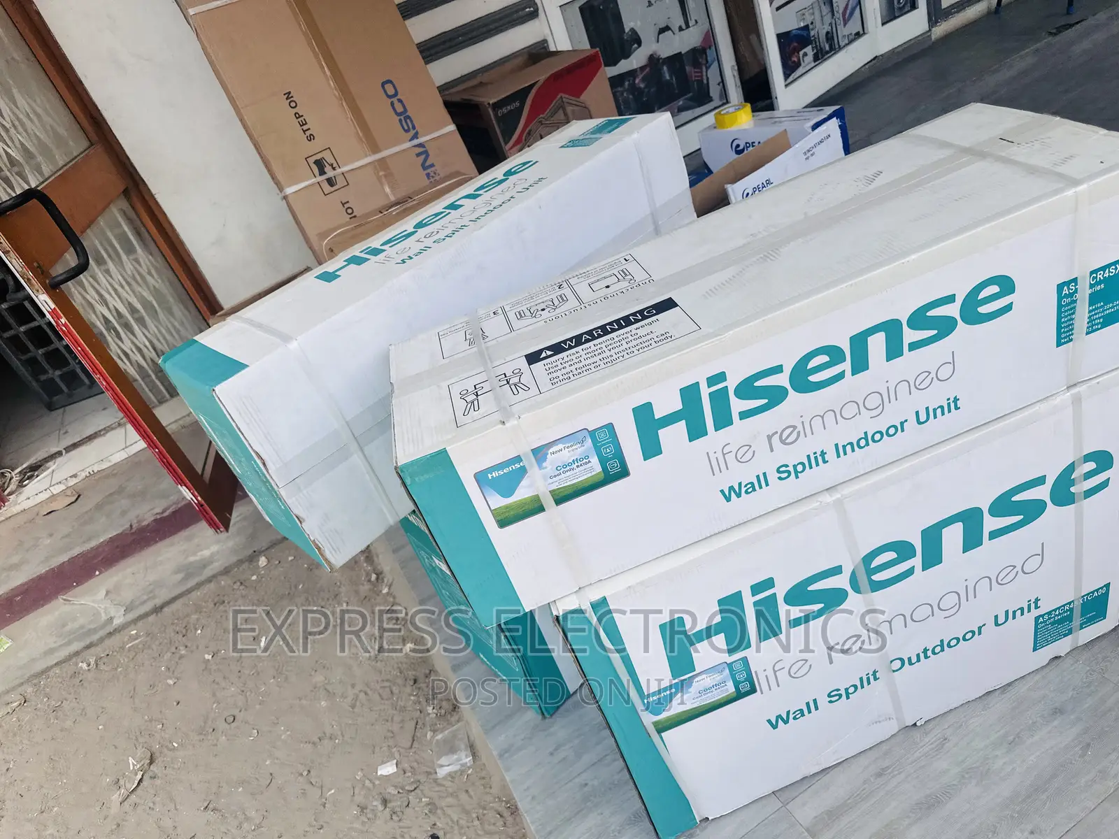 Fabulous New Airflow Split R410 Gas Hisense 2.5hp AC 