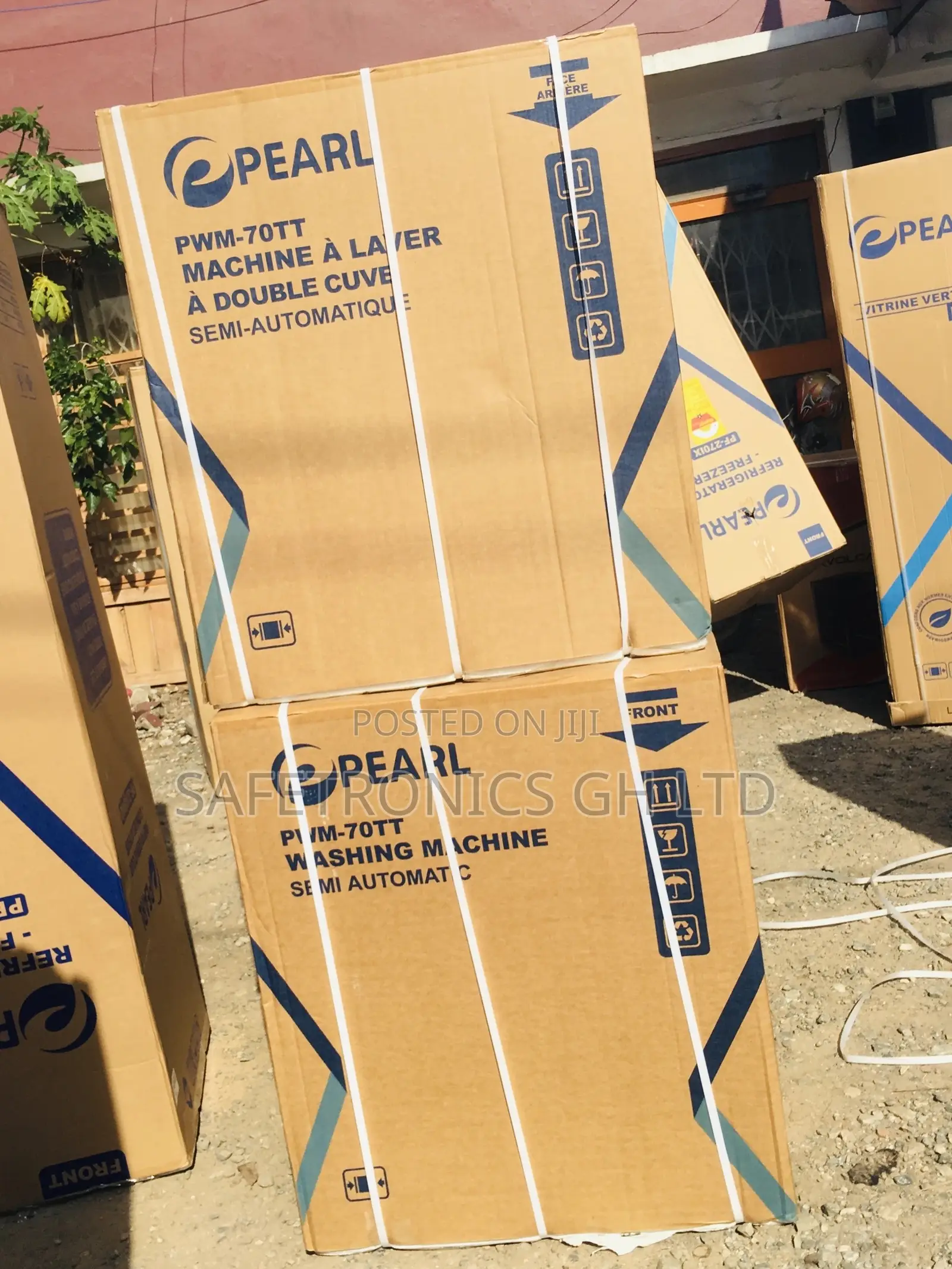 Semiautomatic Topload Washingmachine 7kg Twintub Pearl