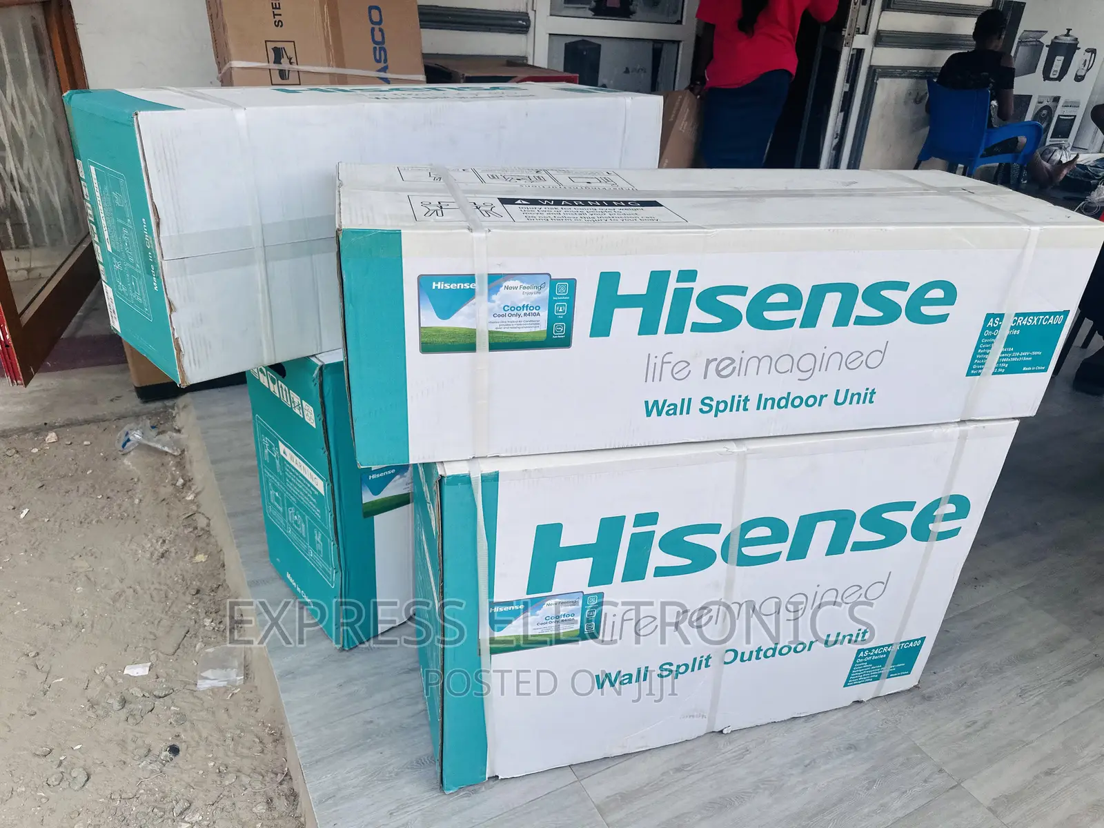 2.5hp Split R410 Gas Hisense AC White__