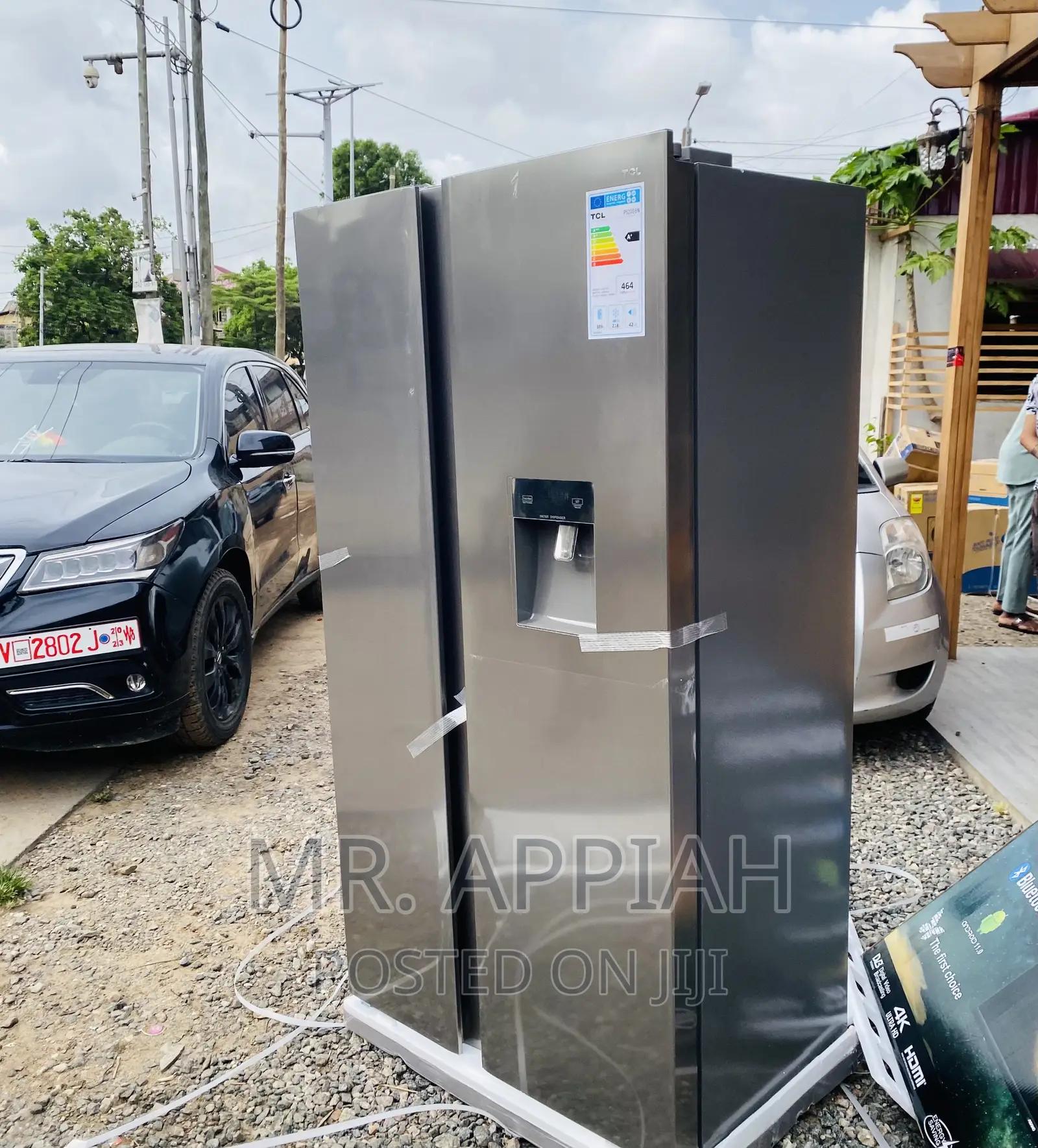 Brand New TCL P520SBN Side by Side Refrigerator 