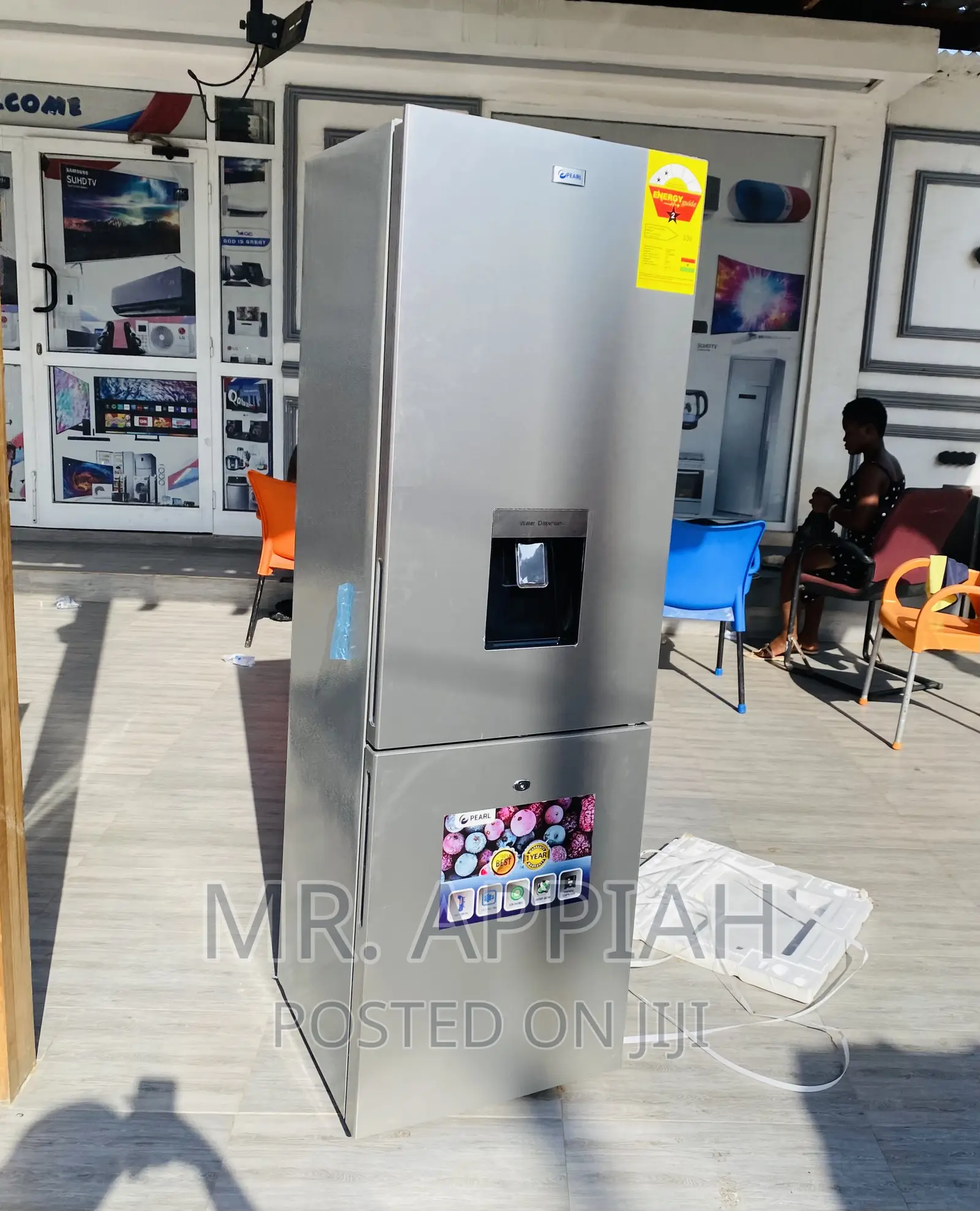 Electric Pearl Double Door Electric Refrigerator(Pf-330bwd)
