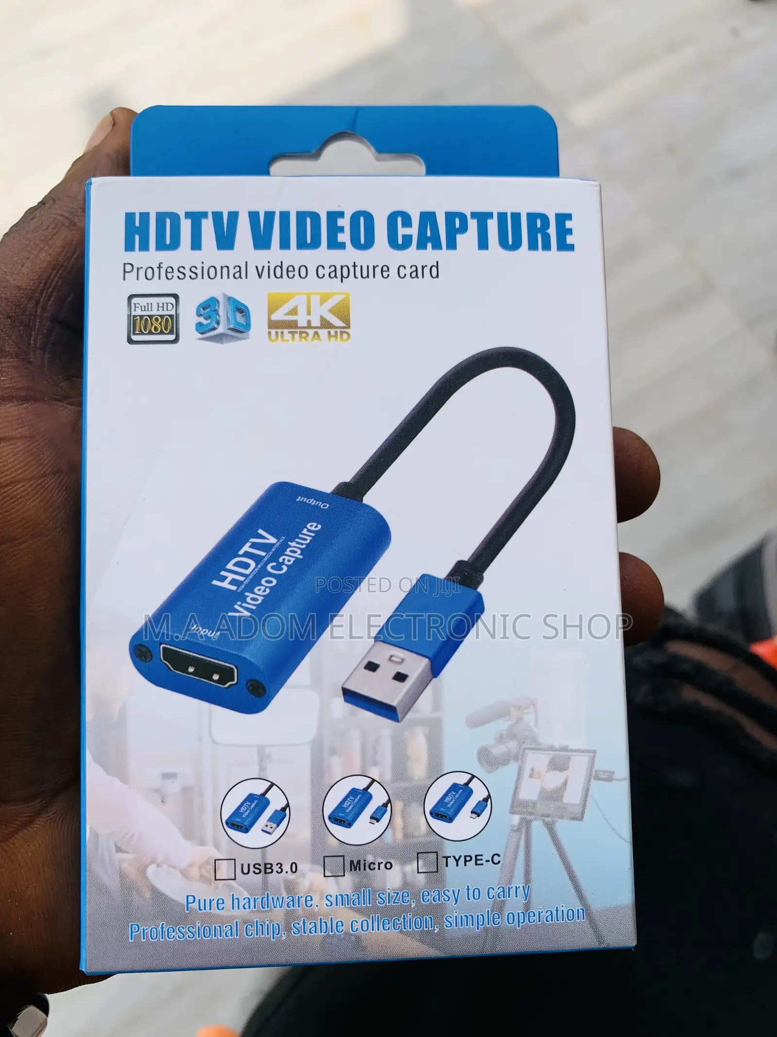 1080/ HDTV Professional Video Capture Card