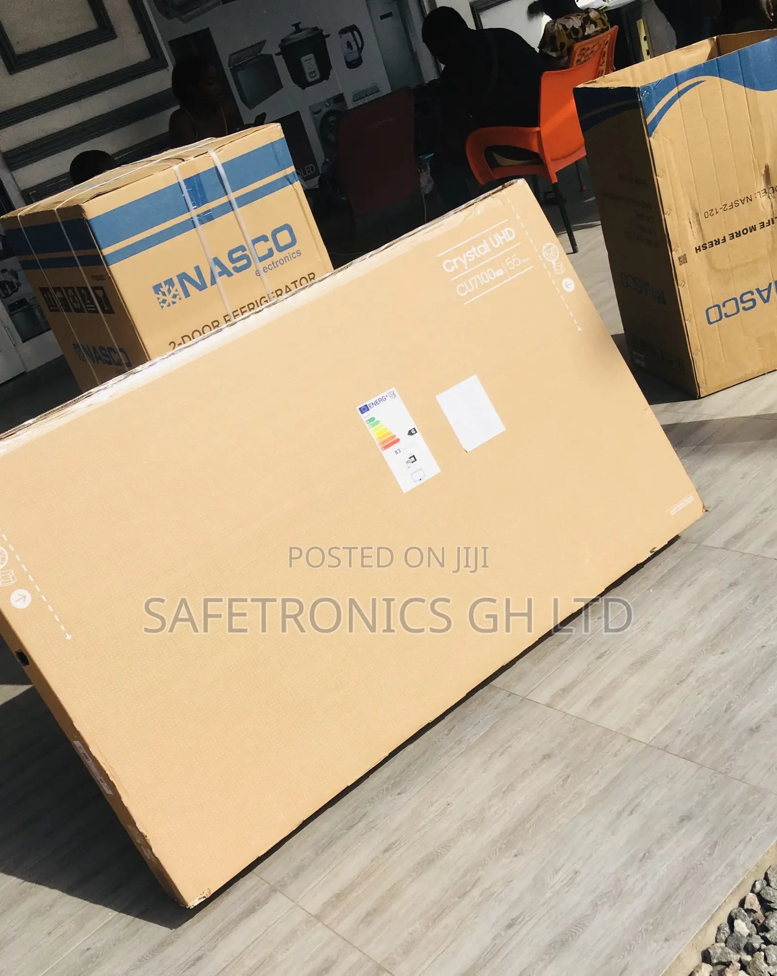 Glossy Led Samsung Black Electric 55 Inches Cu71 Uhd Tv