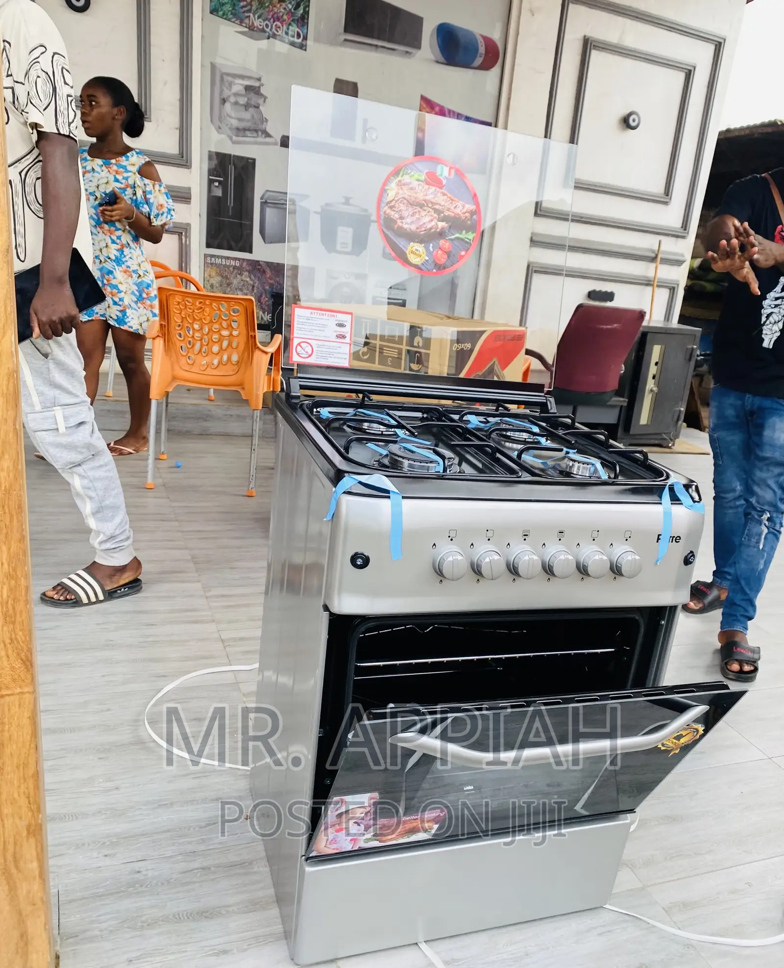 Special Ferre 60x60 4 Gas Burner With Oven and Grill.