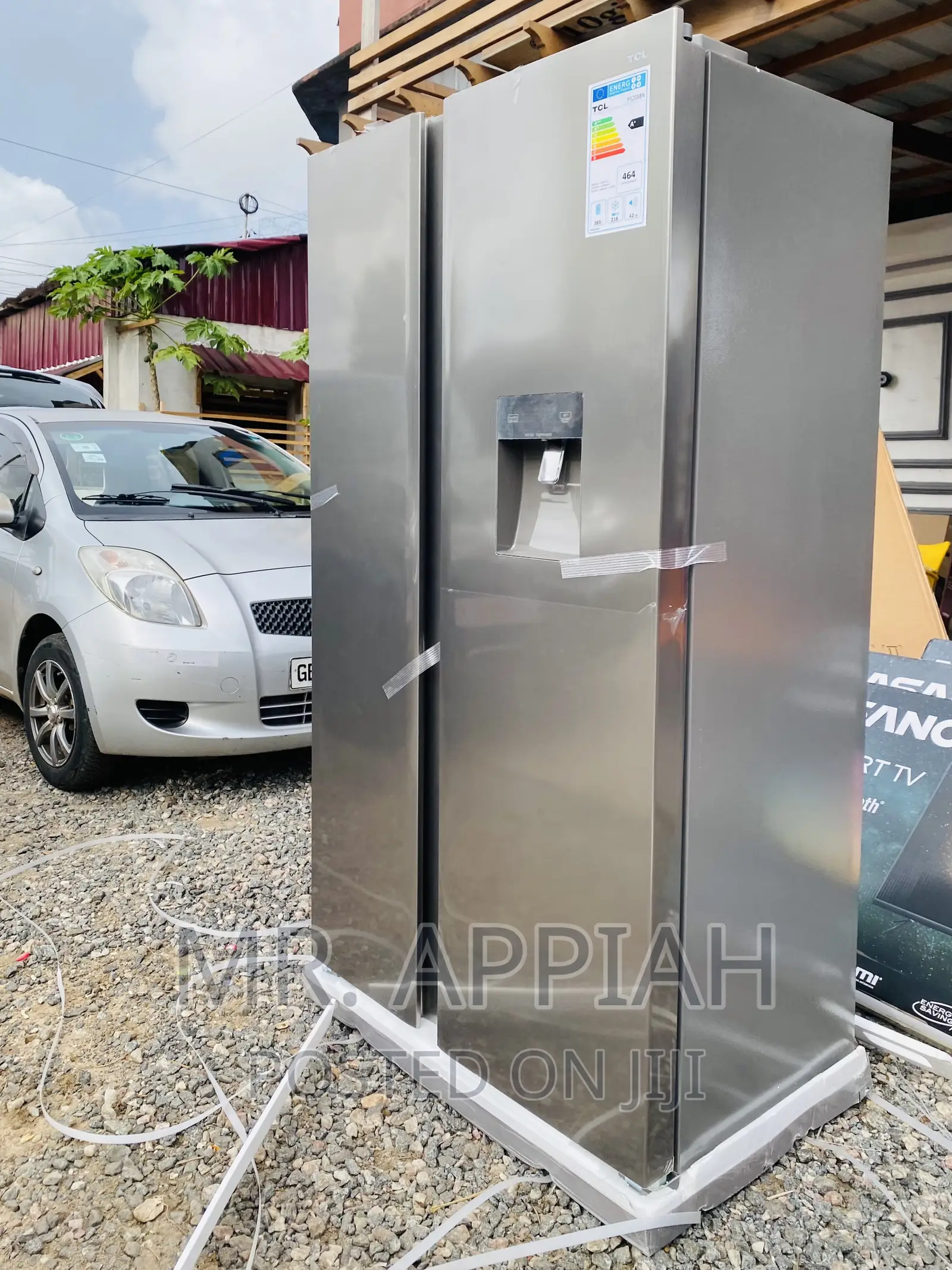 Fast Cooling TCL P520SBN Side by Side Electric Fridge.