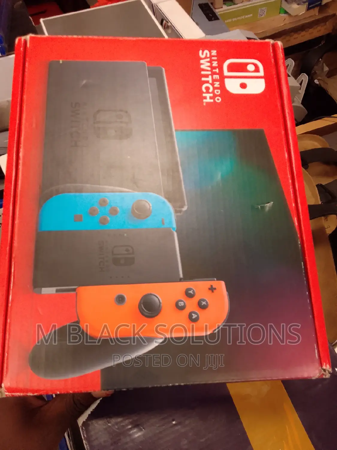 New Nintendo Switch With Blue and Red Joy-Con