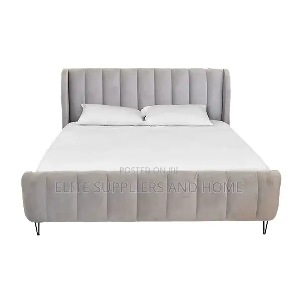 Bed King Size Velvet Fabric (1800x2000mm Ec110029r