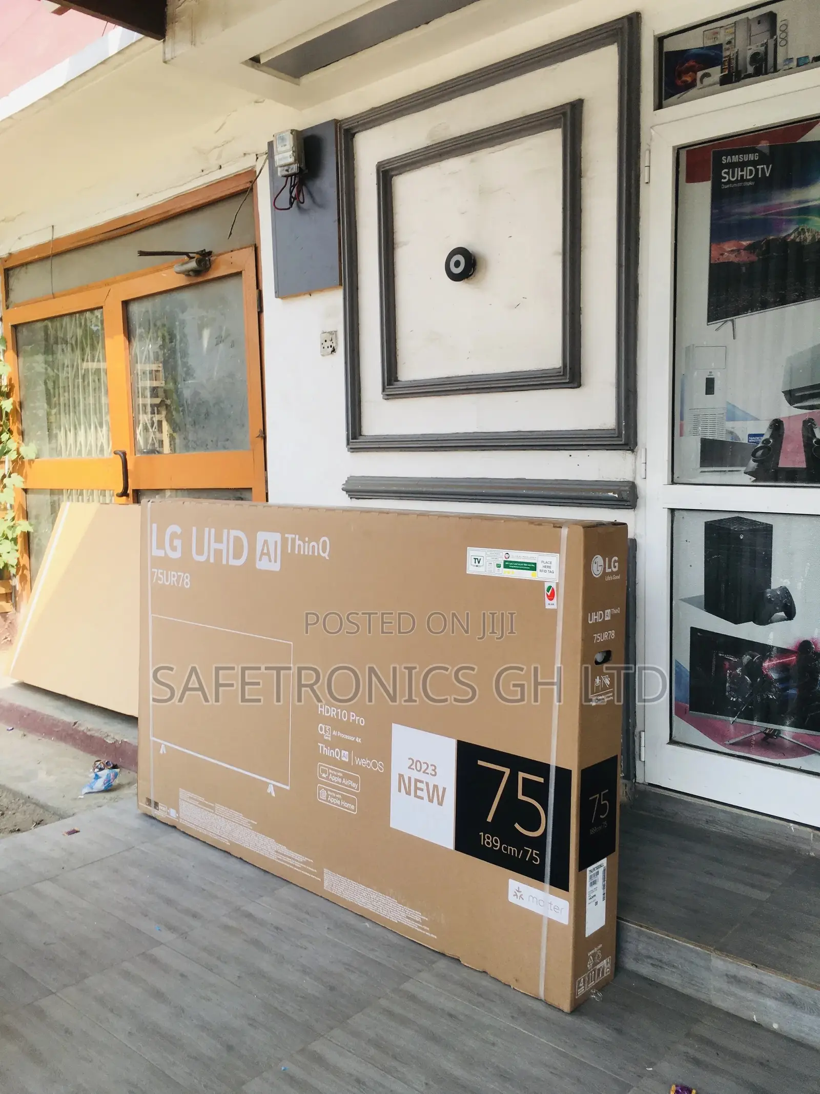UR78 Black LED Glossy LG Smart UHD Electric 75 Inches Tv