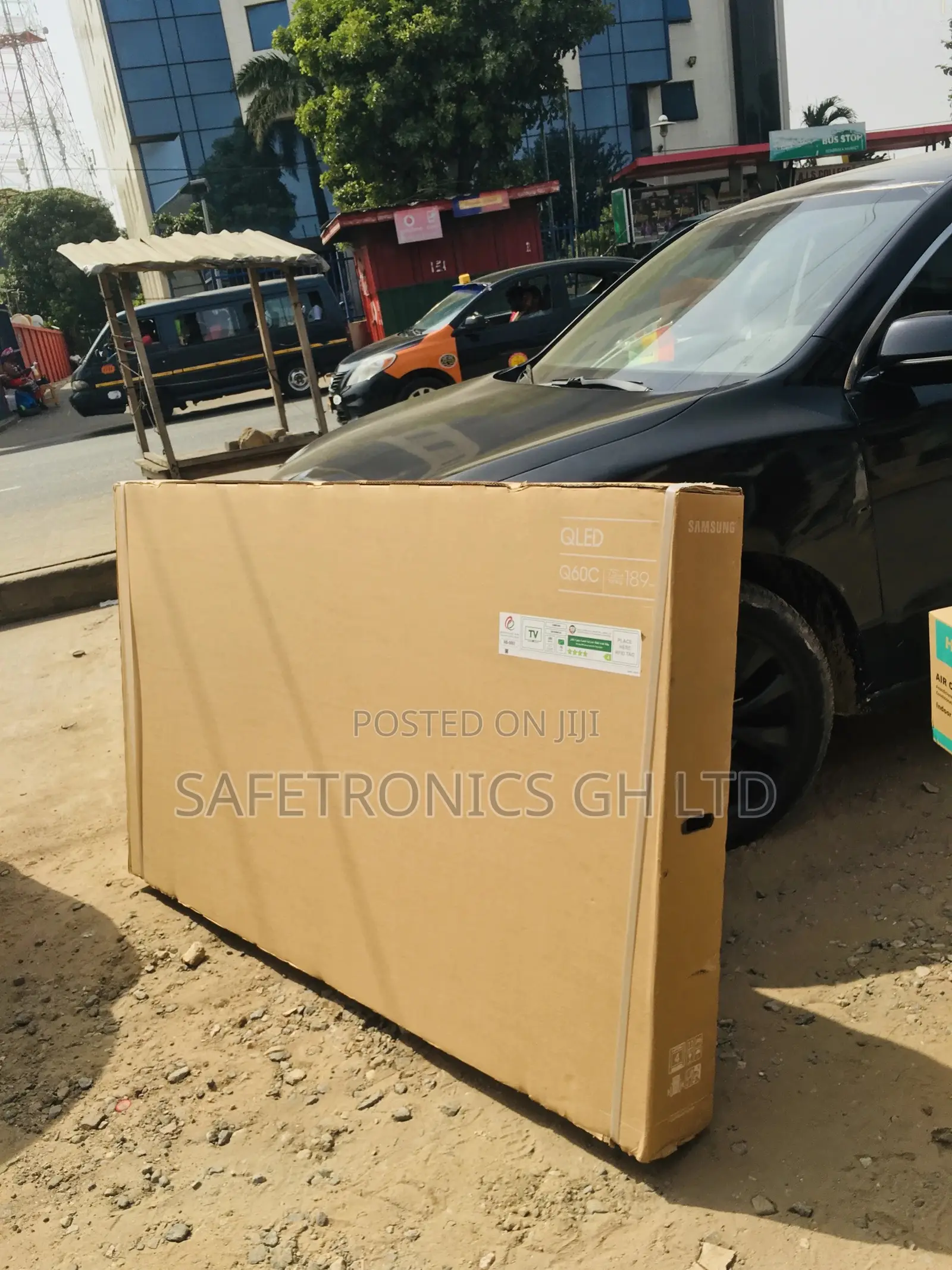 75 Inches QLED Glossy Q60C Samsung Black Smart UHD Tv