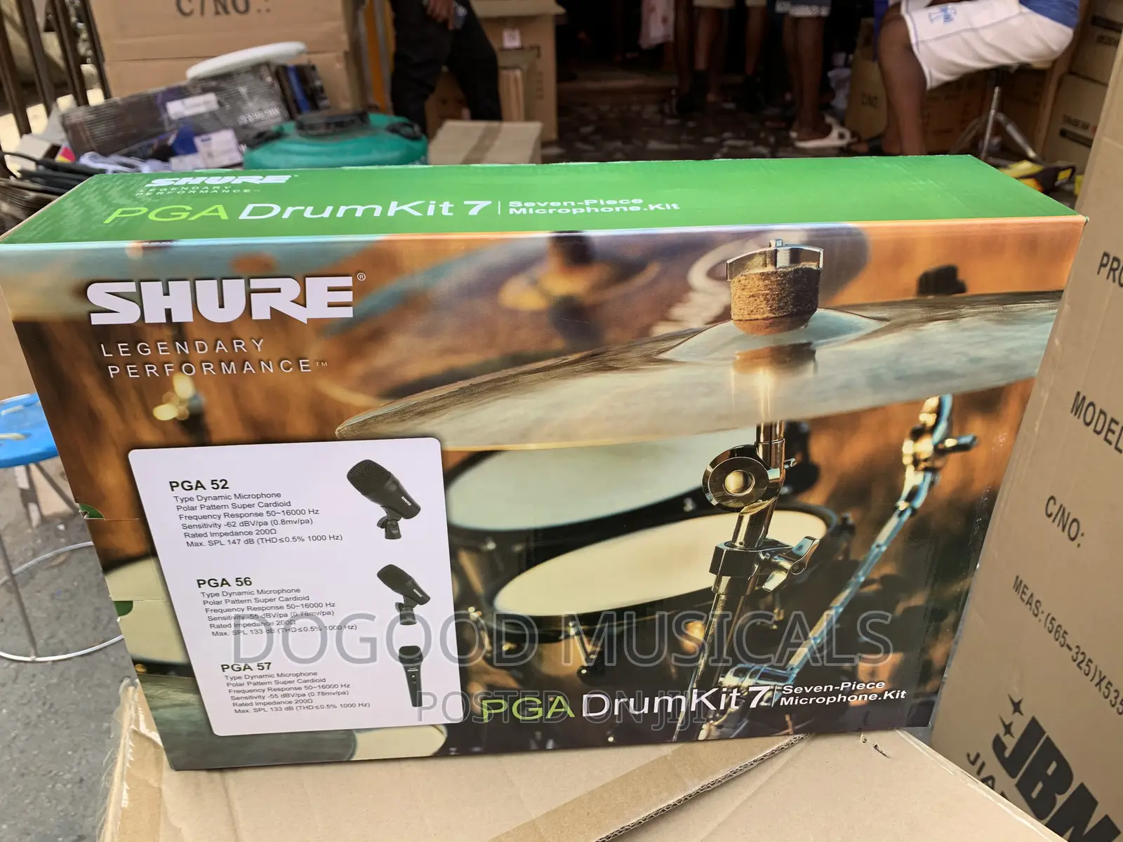 Shure Pga 7set Drum Microphone Kit