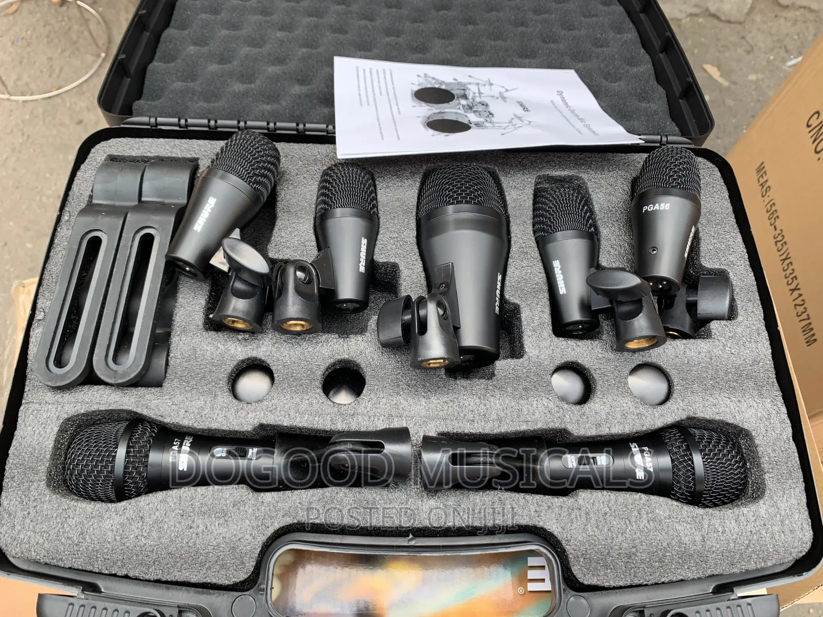 Shure Pga 7set Drum Microphone Kit