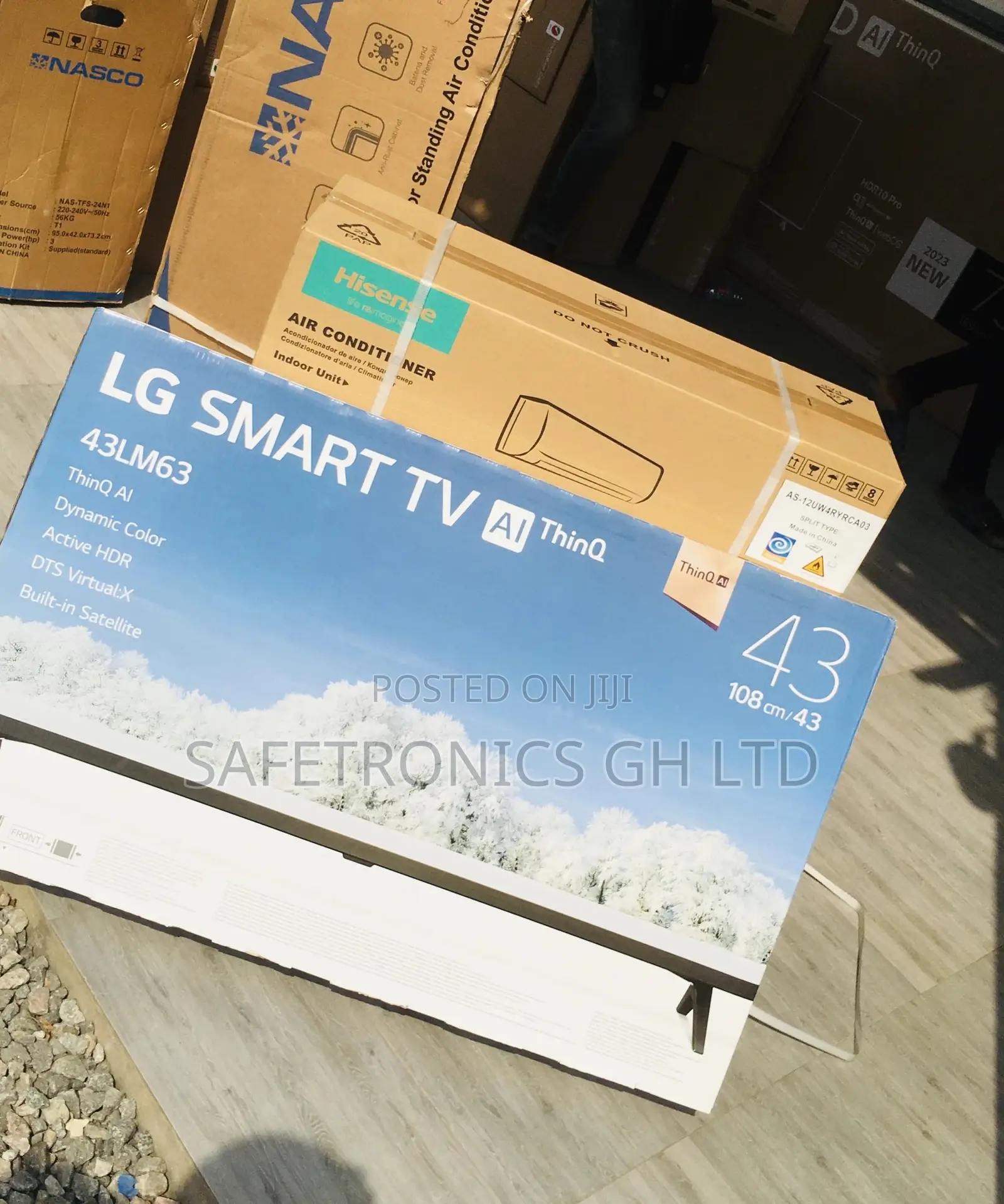 Electric LM63 UHD Black 43 Inches Glossy Smart LG Tv