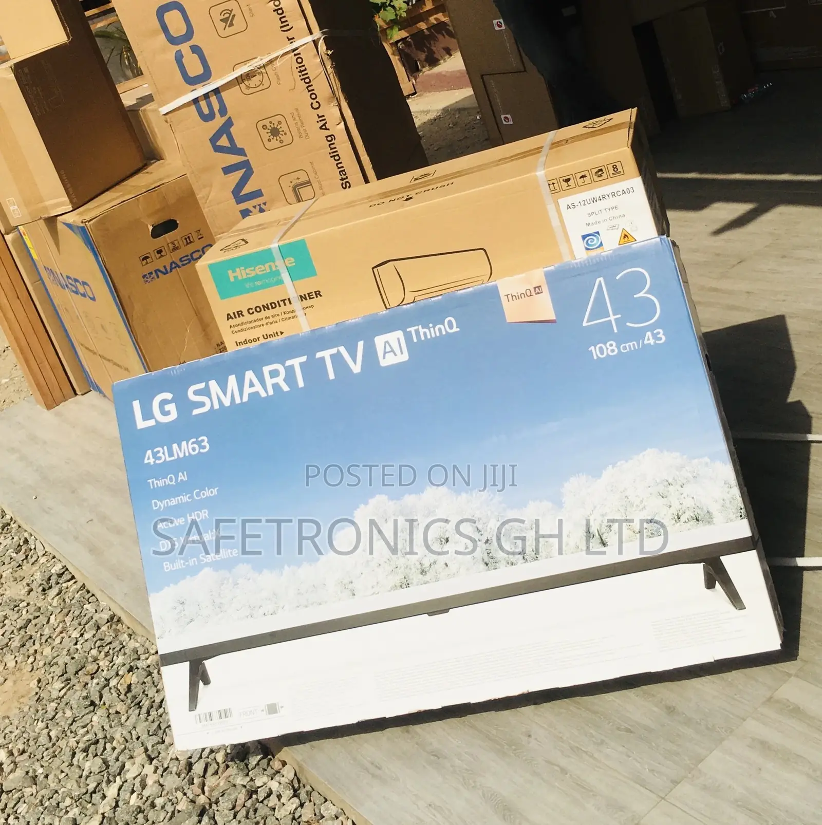 Smart UHD Black LG LM63 43 Inches Glossy LED Electric Tv