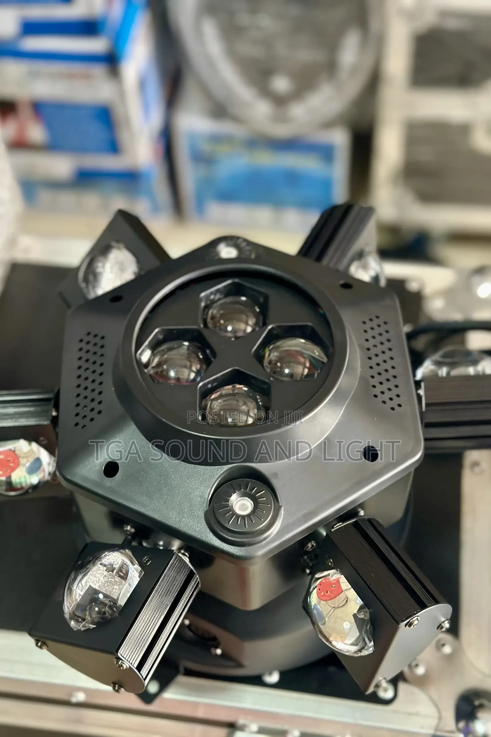 4 Headed Hot Wheel Moving Head Light
