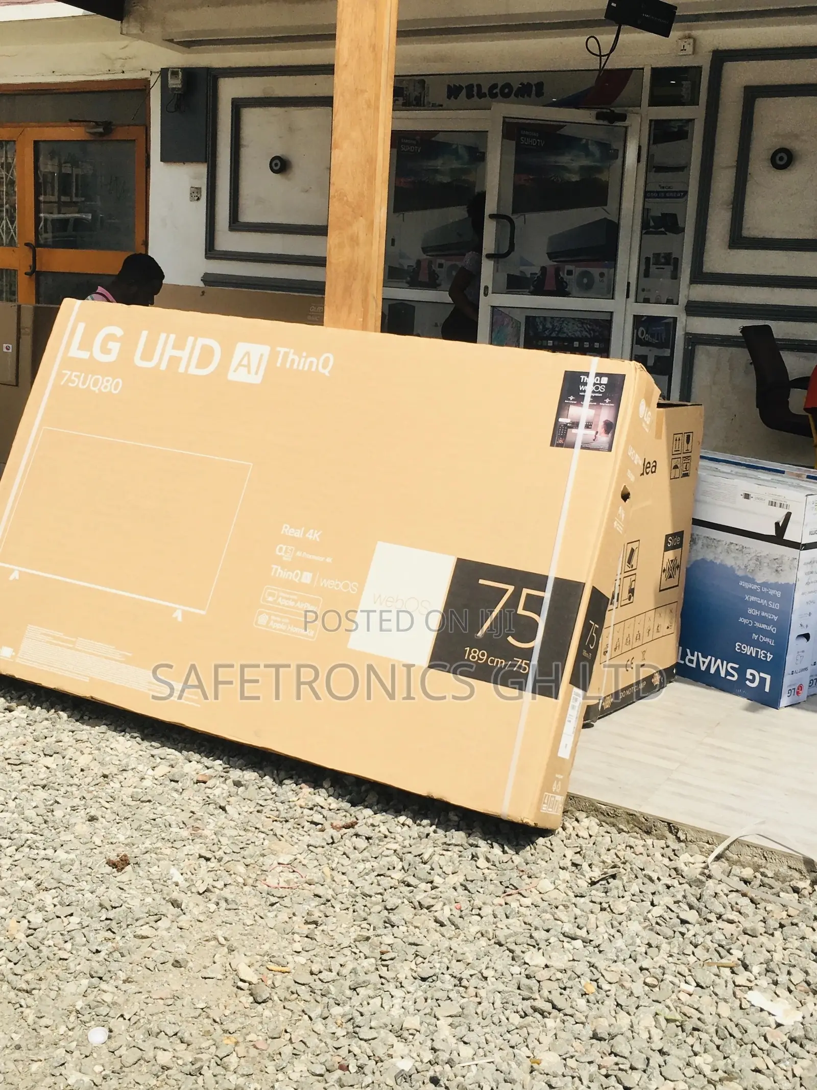 Smart Uhd Electric Lg Uq80 75 Inches Glossy Led Tv