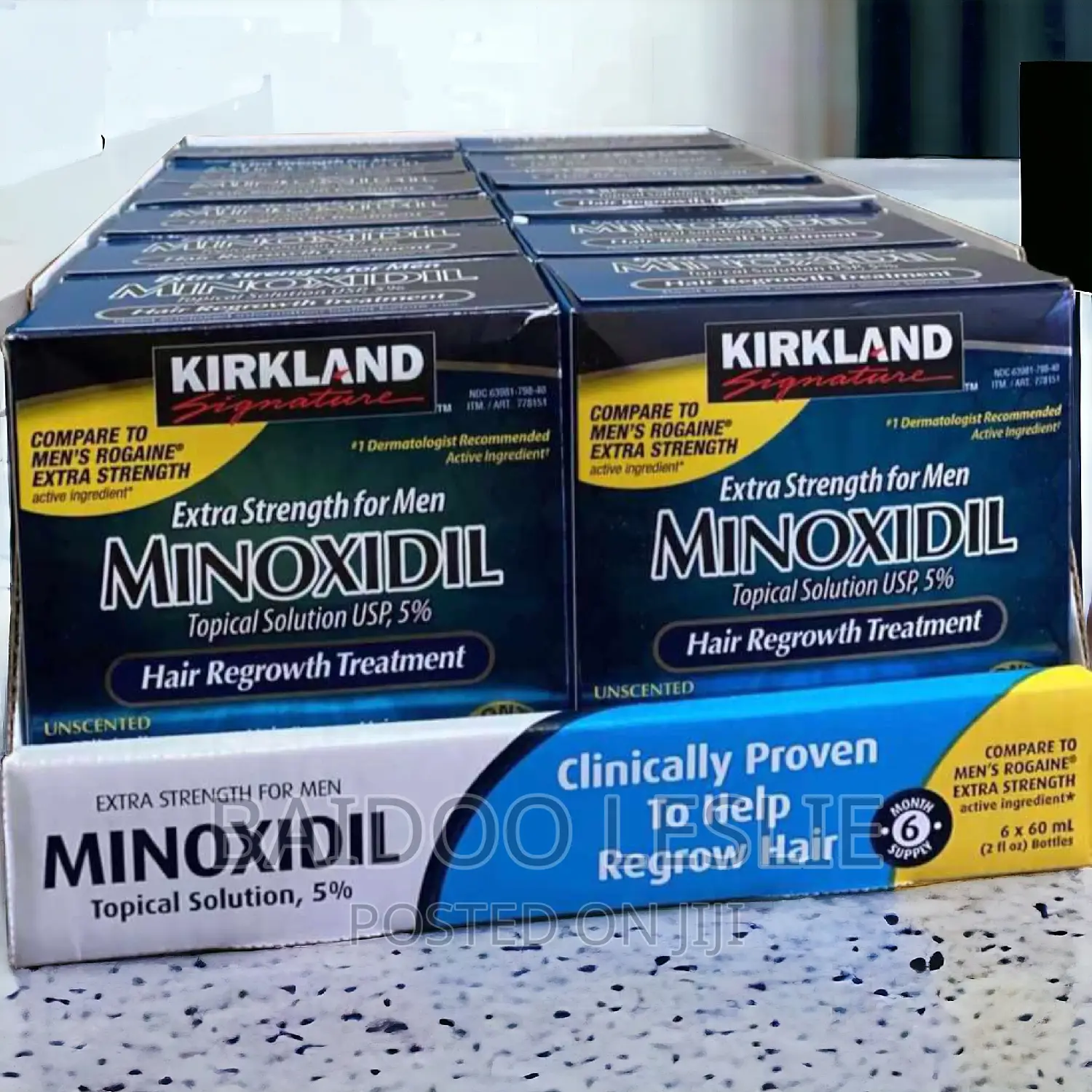 Kirkland Minoxidil Box (6 Pieces + Dropper)