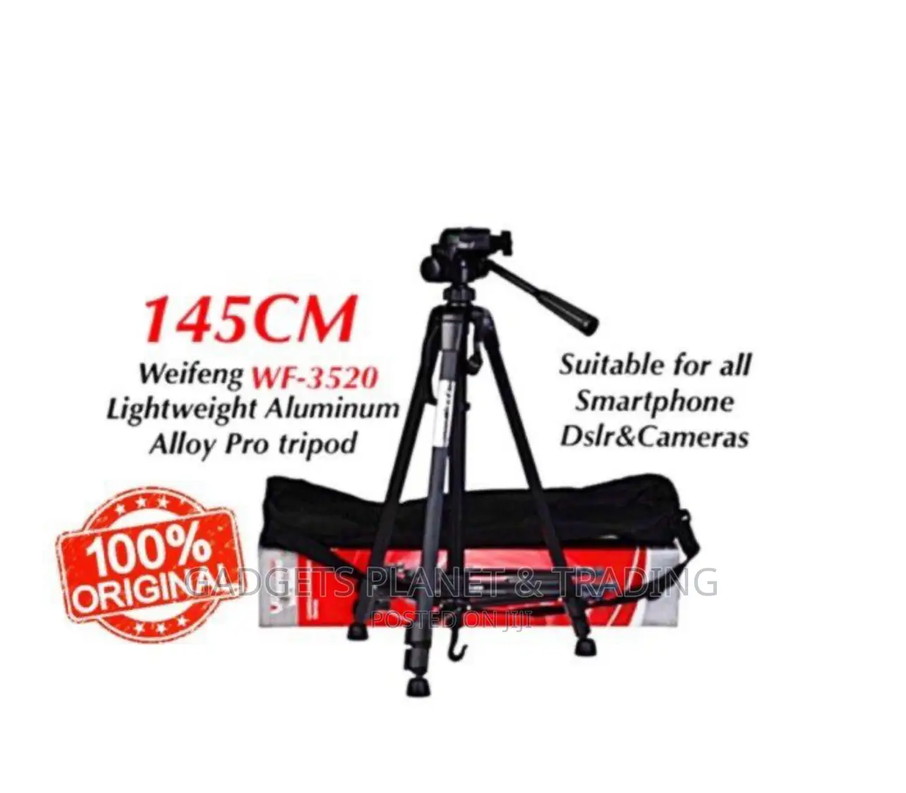 Professional Tripod Stand for Camera Camcorder WF-3520