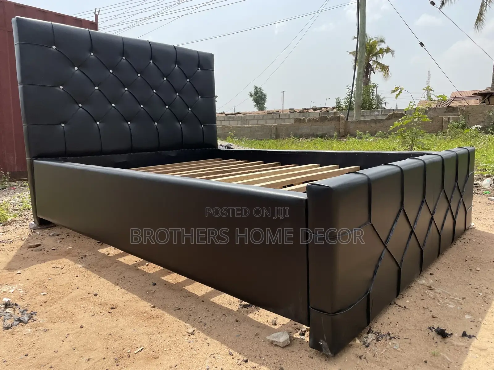 Klassic Black Double Bedframe 54x75 // Very Strong 💪