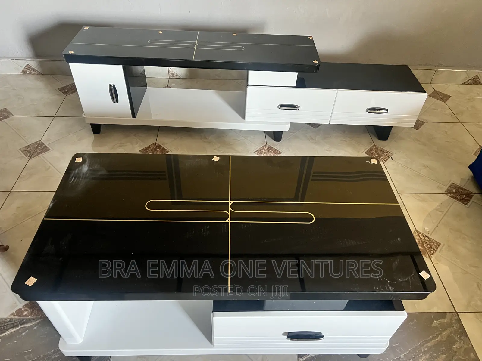 Brand New Imported Tv Stand and Center Table With Drawers