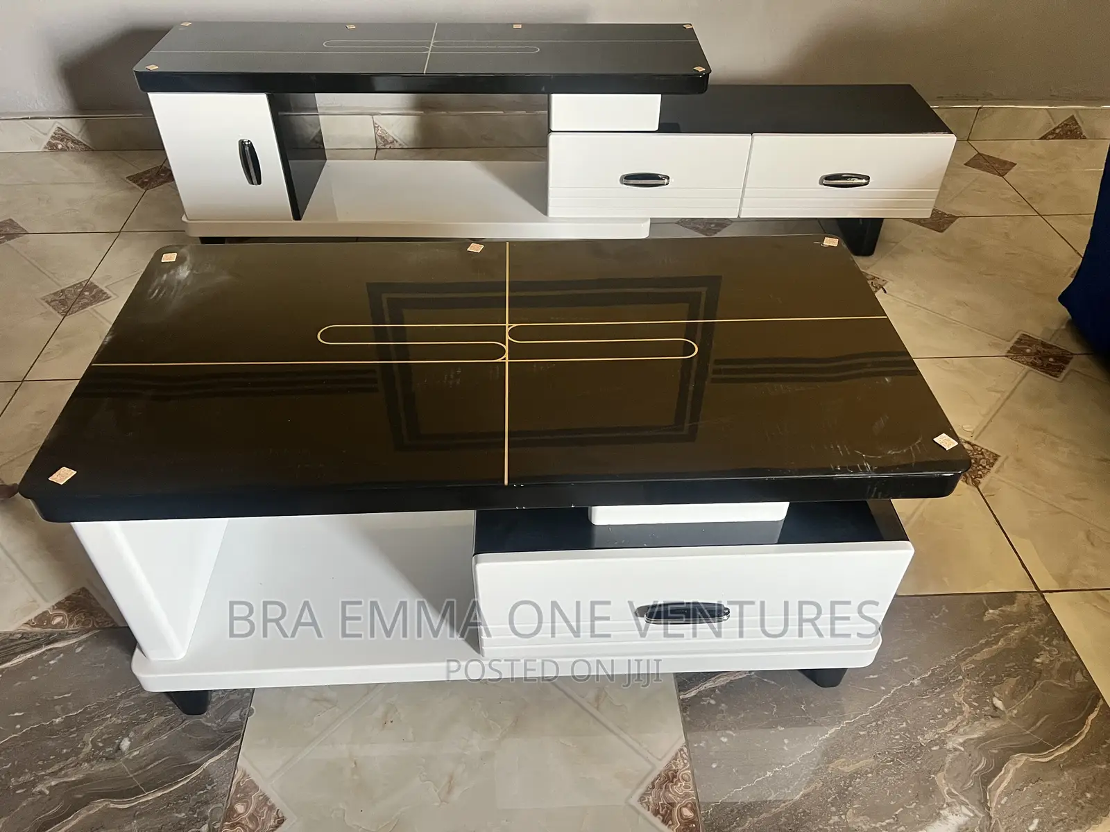 Brand New Imported Tv Stand and Center Table With Drawers