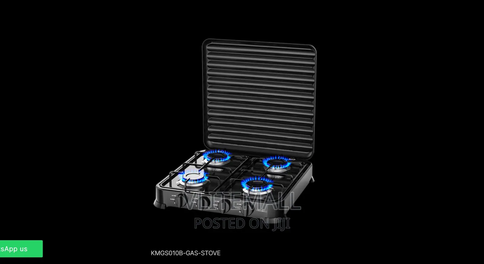 Decakila Four(4) Burner Gas Stove - KMGS010B
