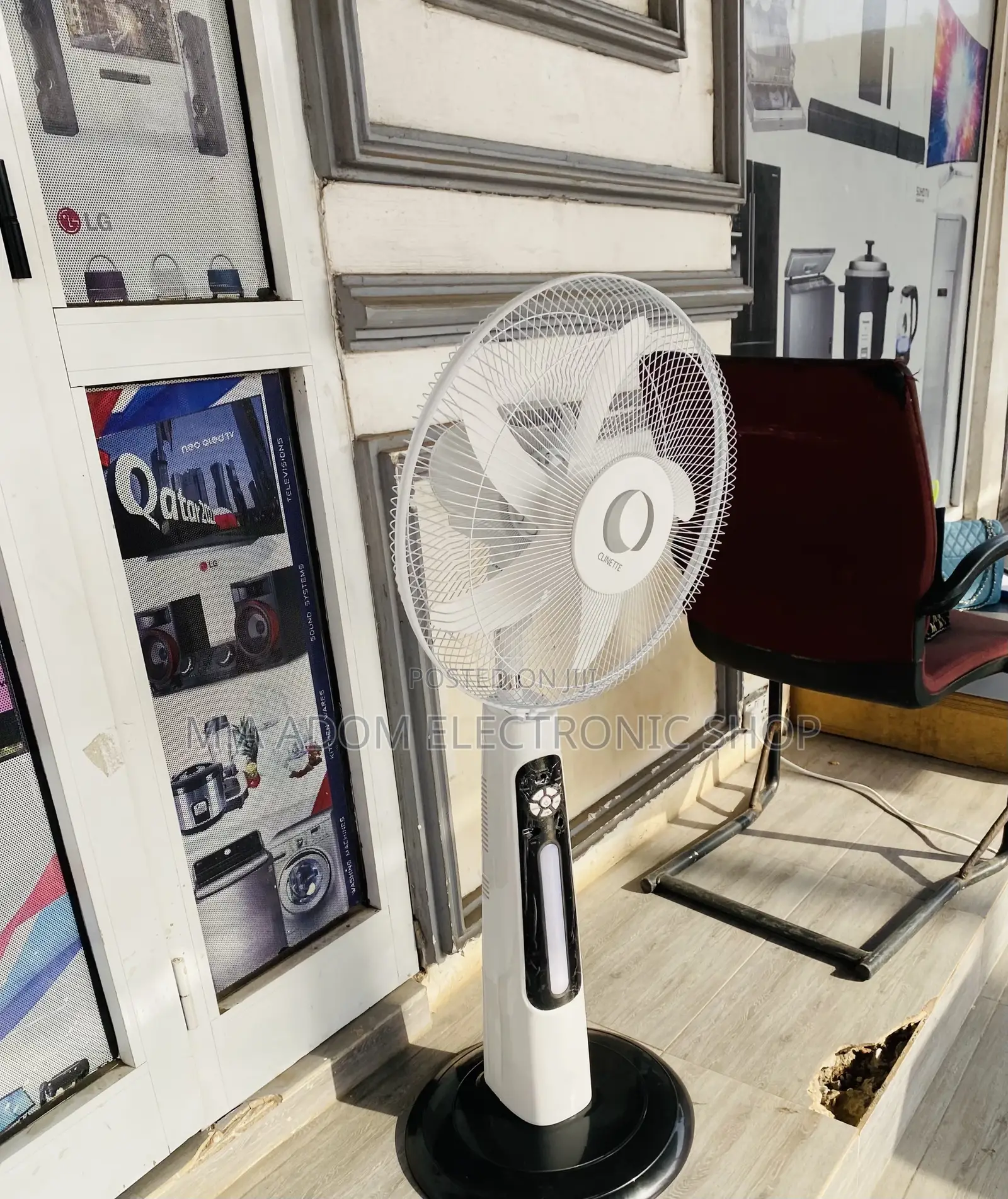 Buy Original Clinette Rechargeable Fan + Solar Panel