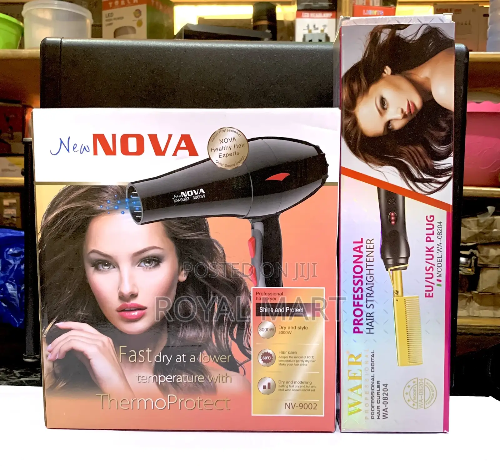 Nova Hand Dryer With Hot Comb