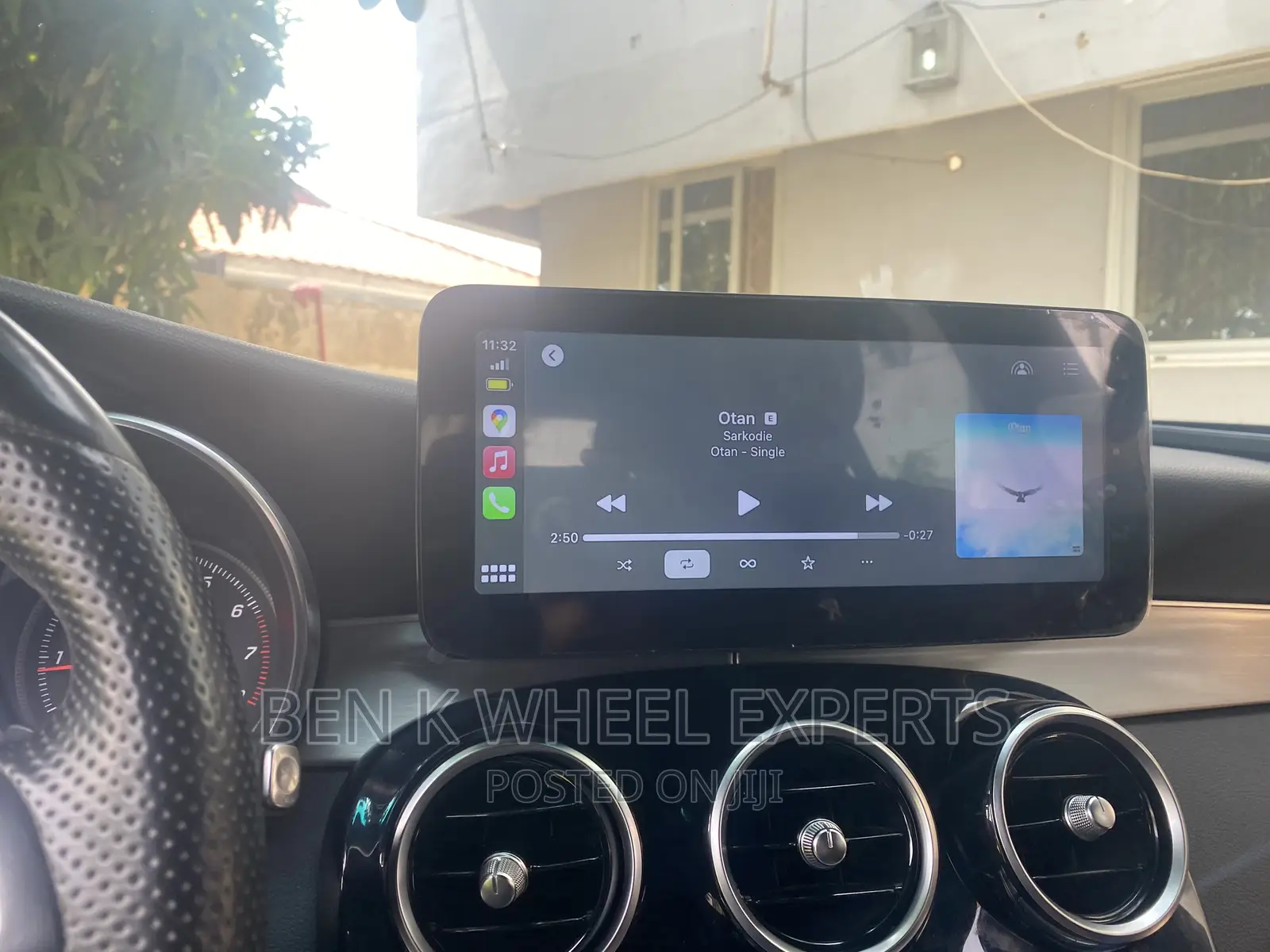 Mercedes GLC Apple Carplay Audio Screen