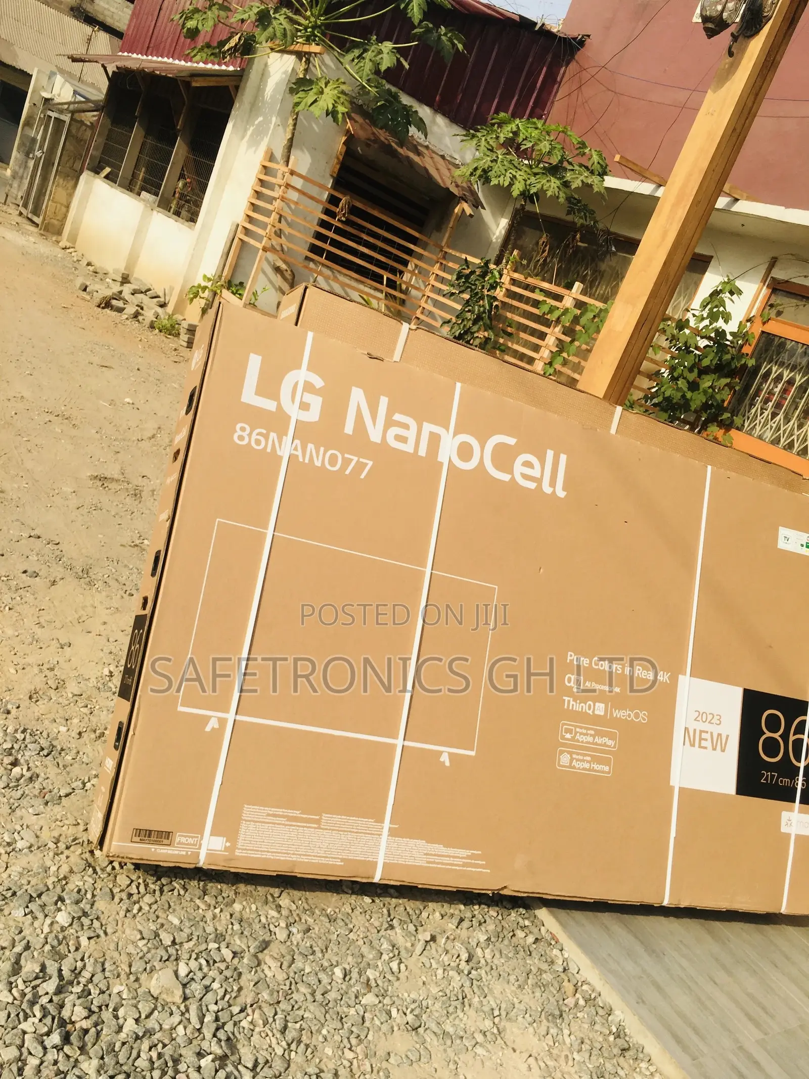 Smart Black Nano77 86 Inches Glossy LED UHD LG Tv