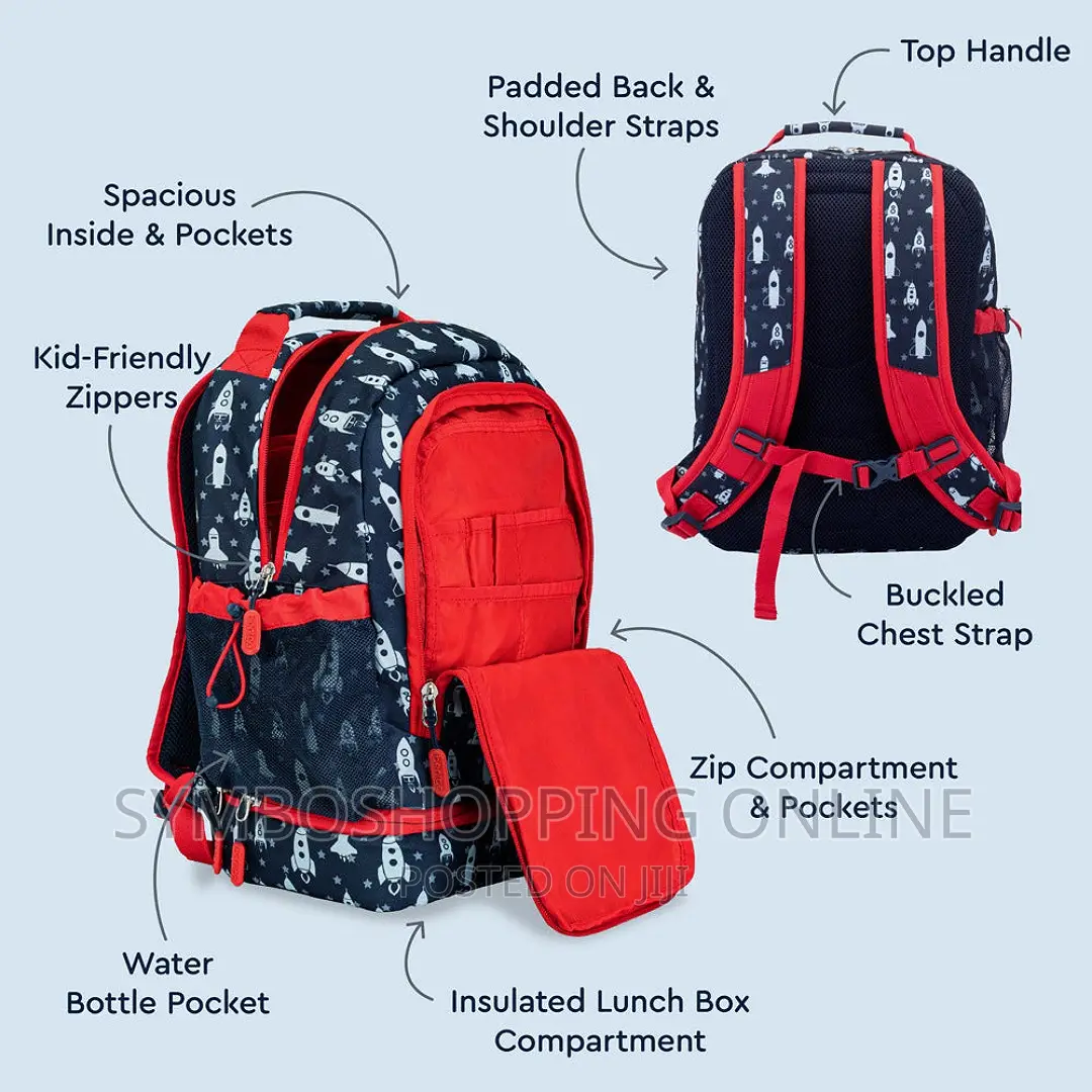 Bentgo Kids Prints 2-in-1 Backpack Insulated Lunch Bag